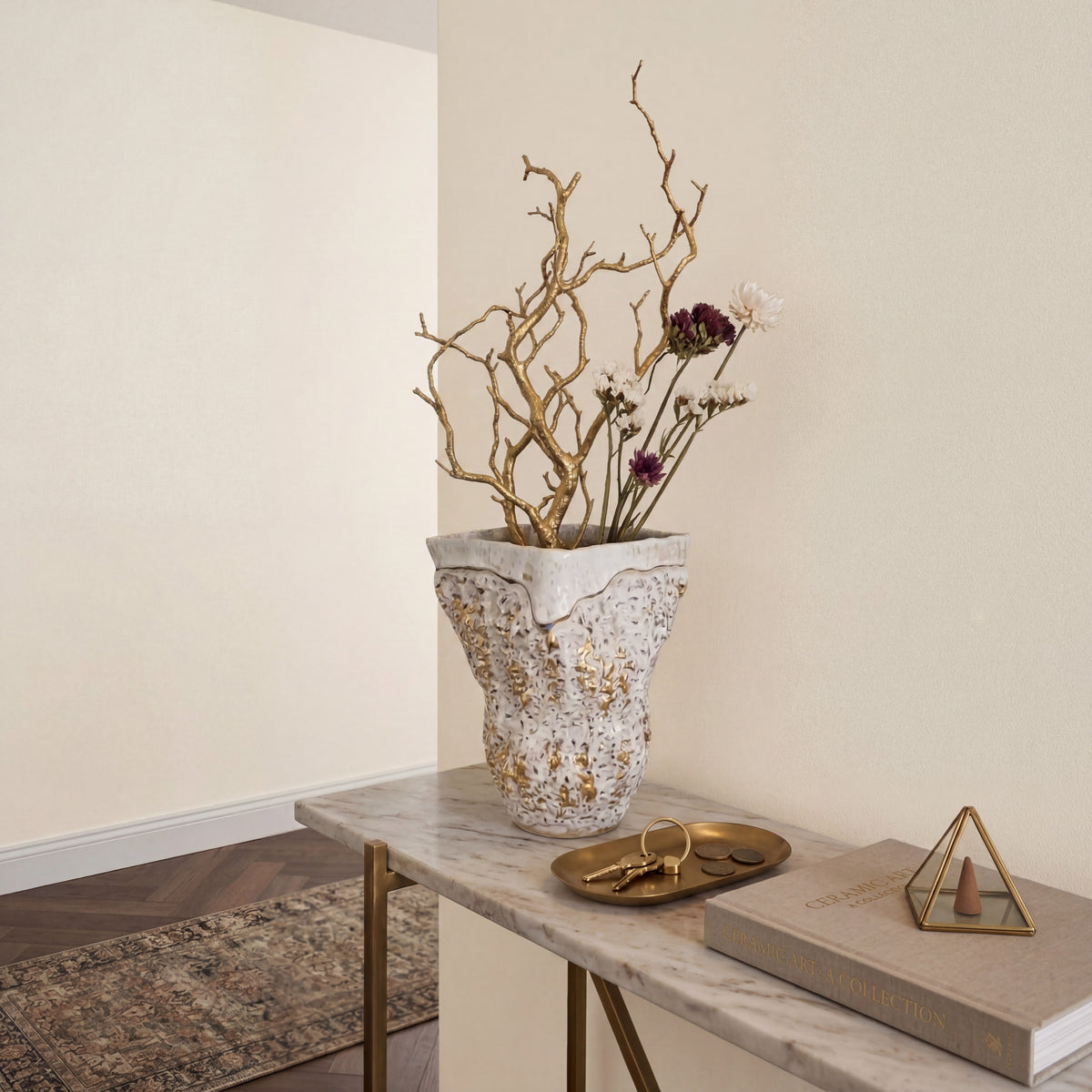 Handcrafted Ceramic Vase Collection MANUAL-0940 — image 6 of 6 | JIATONG CERAMICS