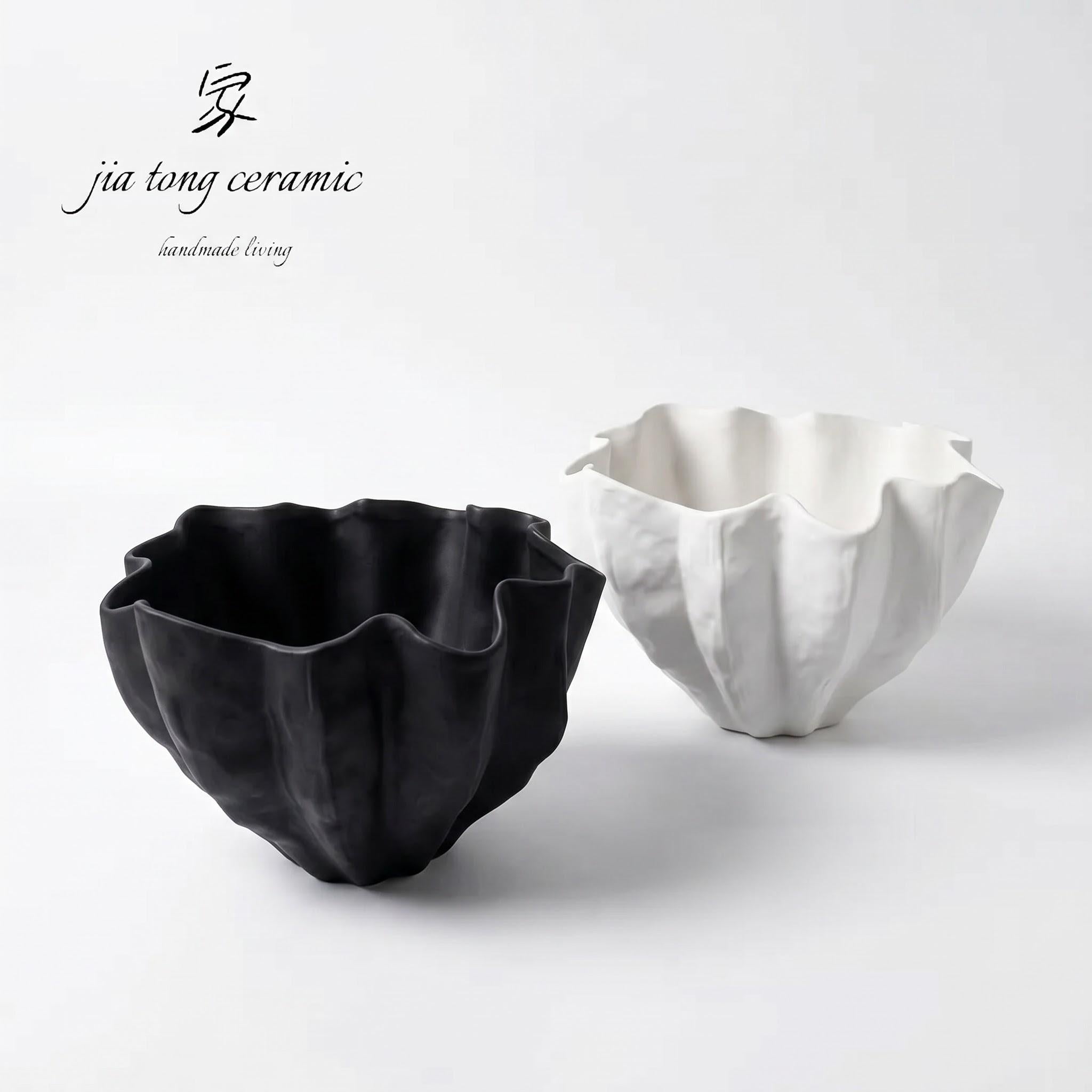 Handcrafted Ceramic Bowl & Tray