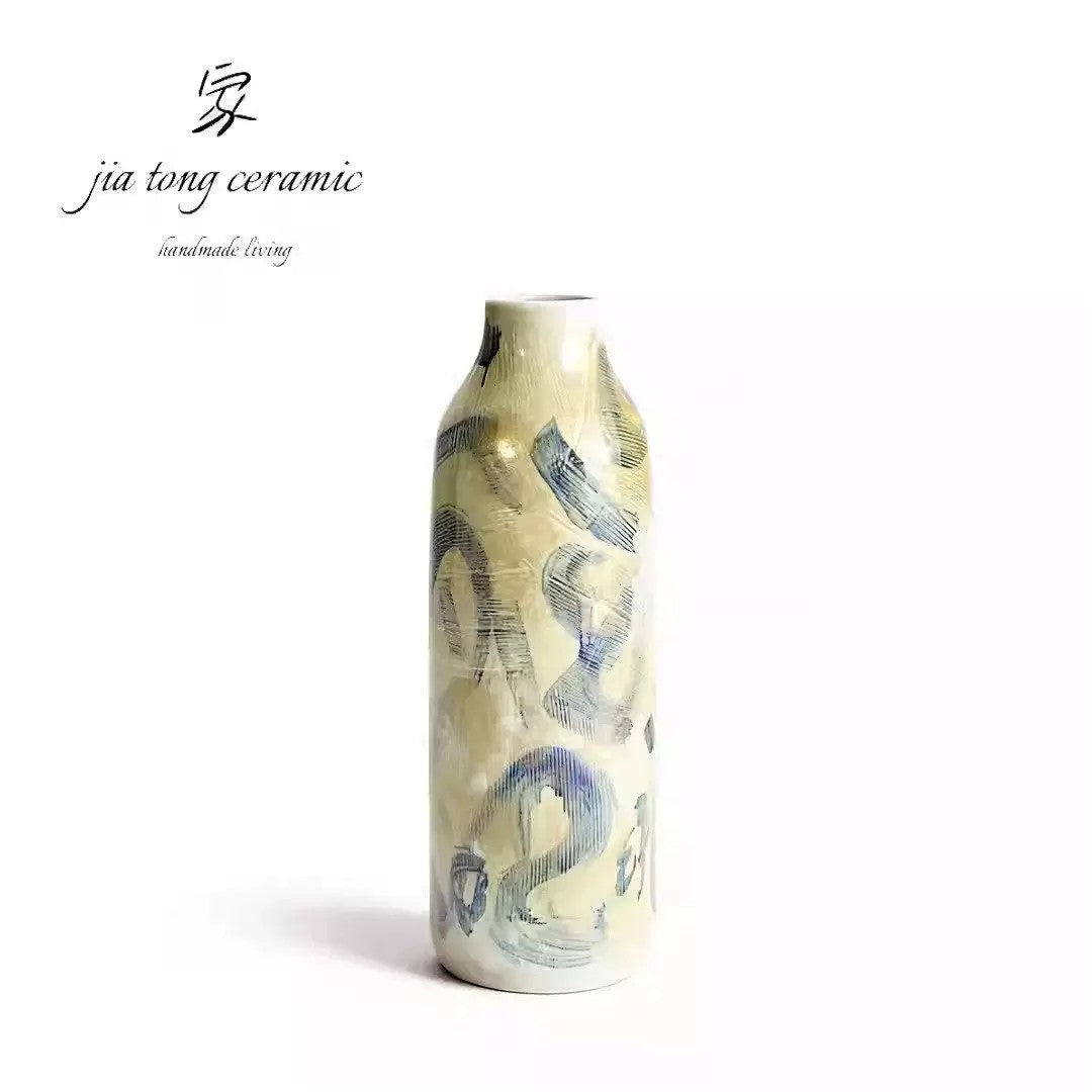 Yellow Ceramic Vase