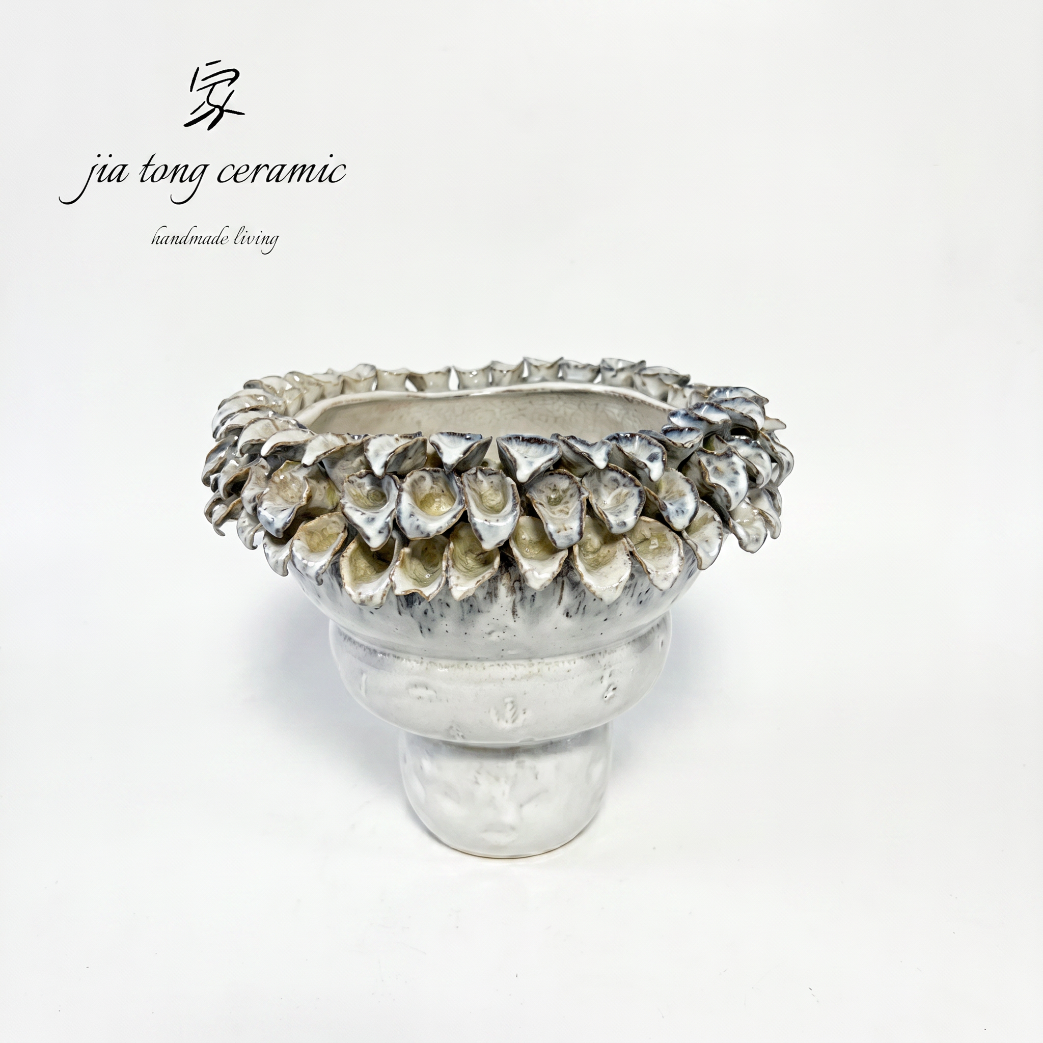 Handcrafted Ceramic Bowl & Tray