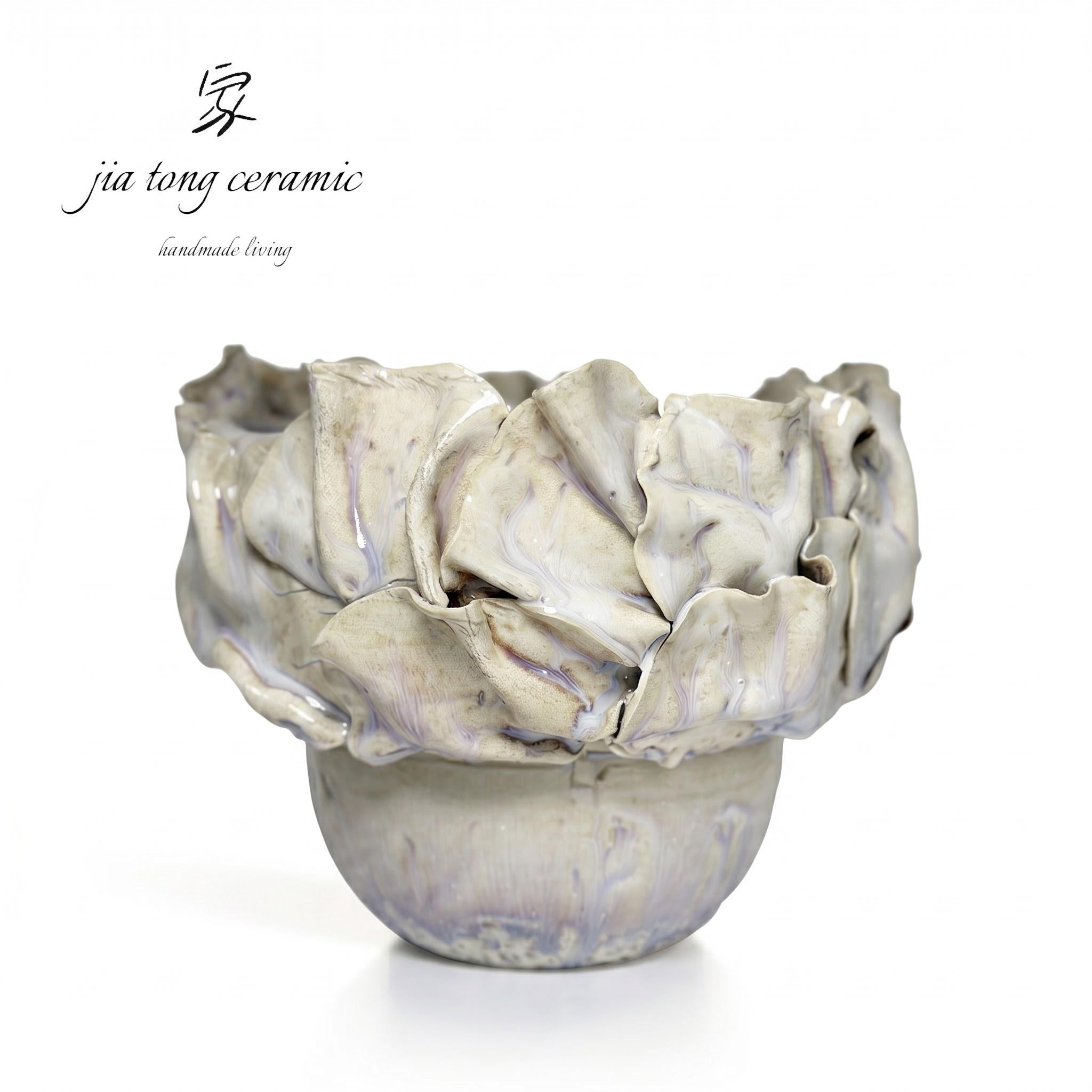 Handcrafted Ceramic Bowl & Tray