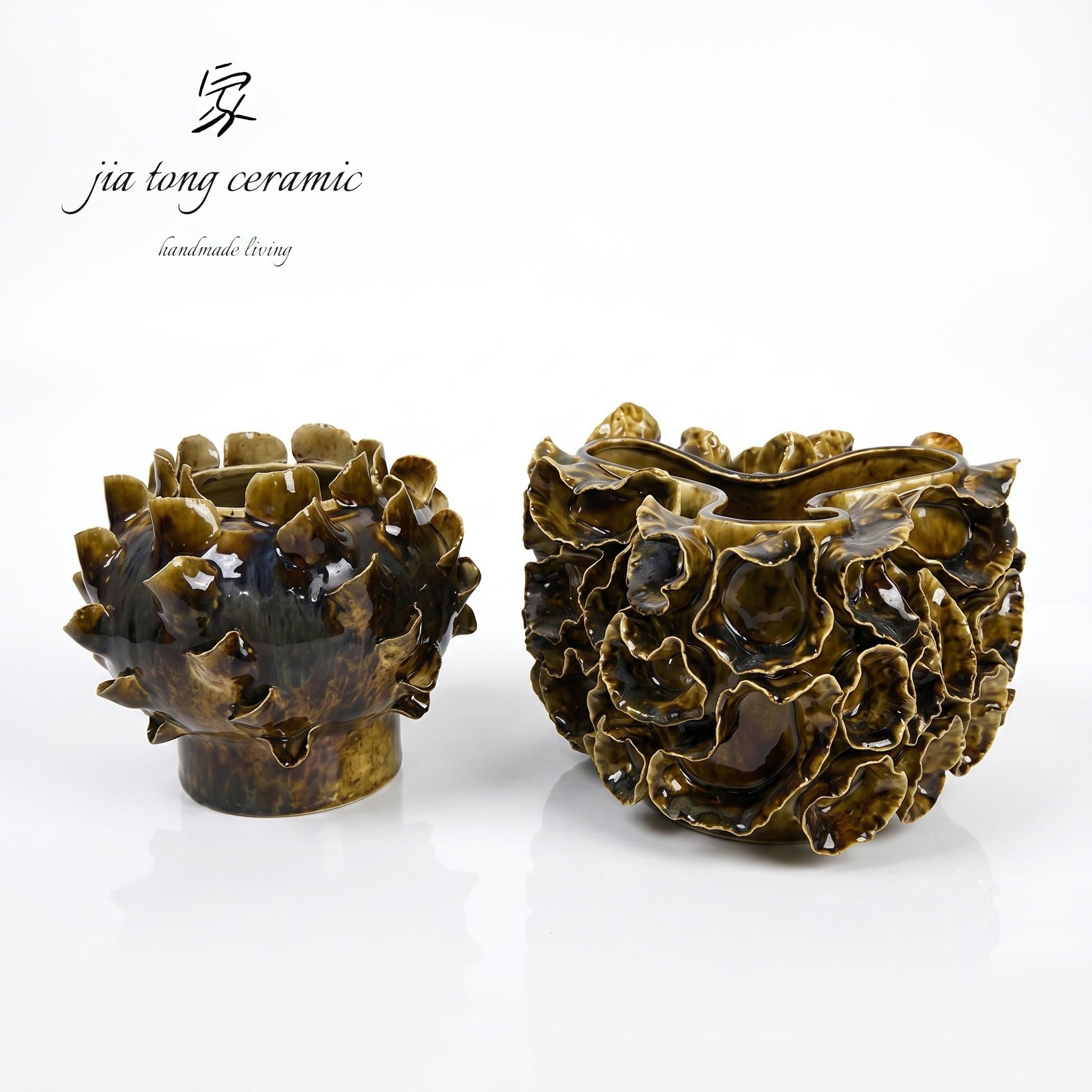 Handcrafted Ceramic Bowl & Tray