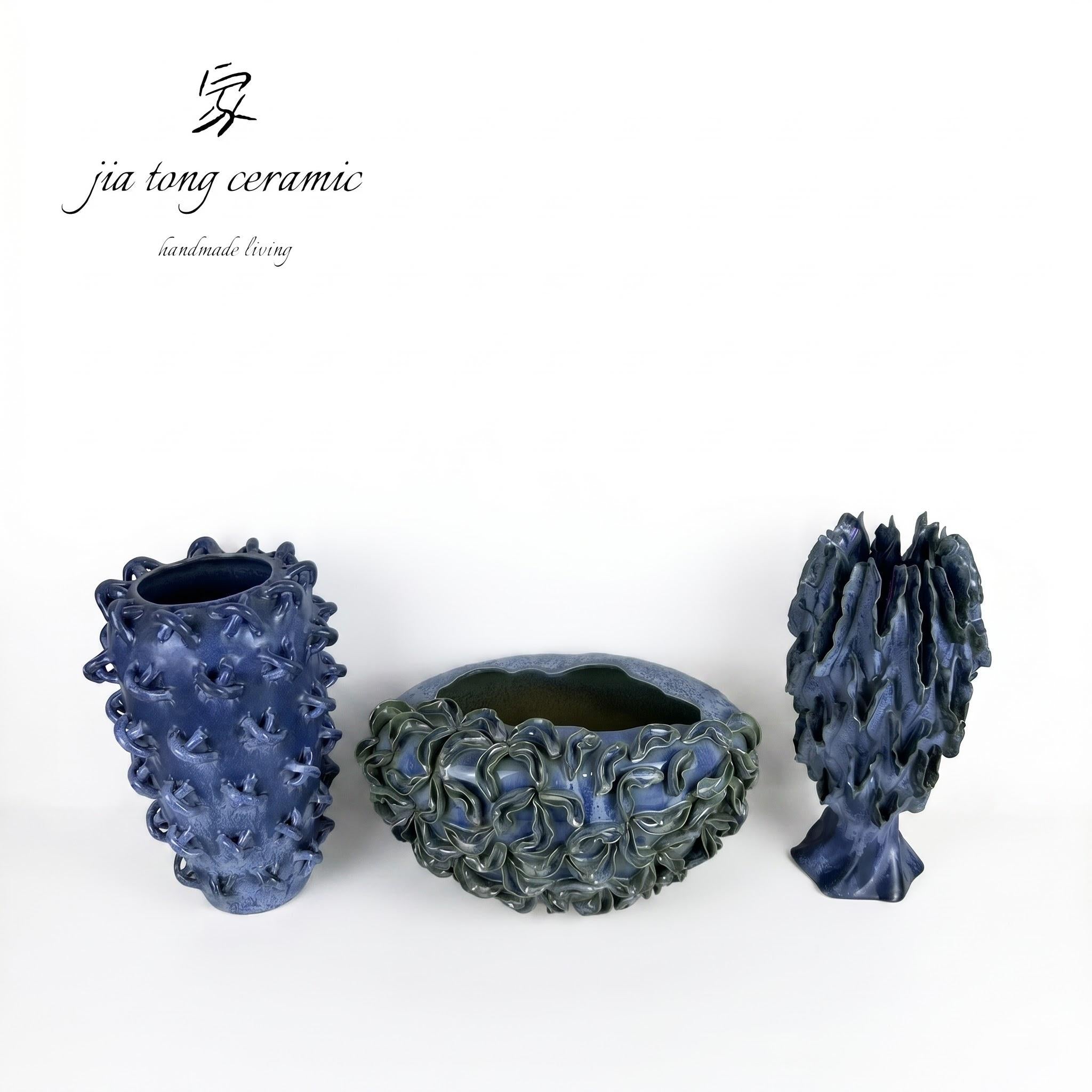 Handcrafted Ceramic Bowl & Tray