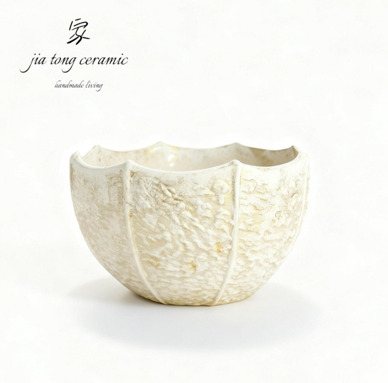 Handcrafted Ceramic Bowl & Tray