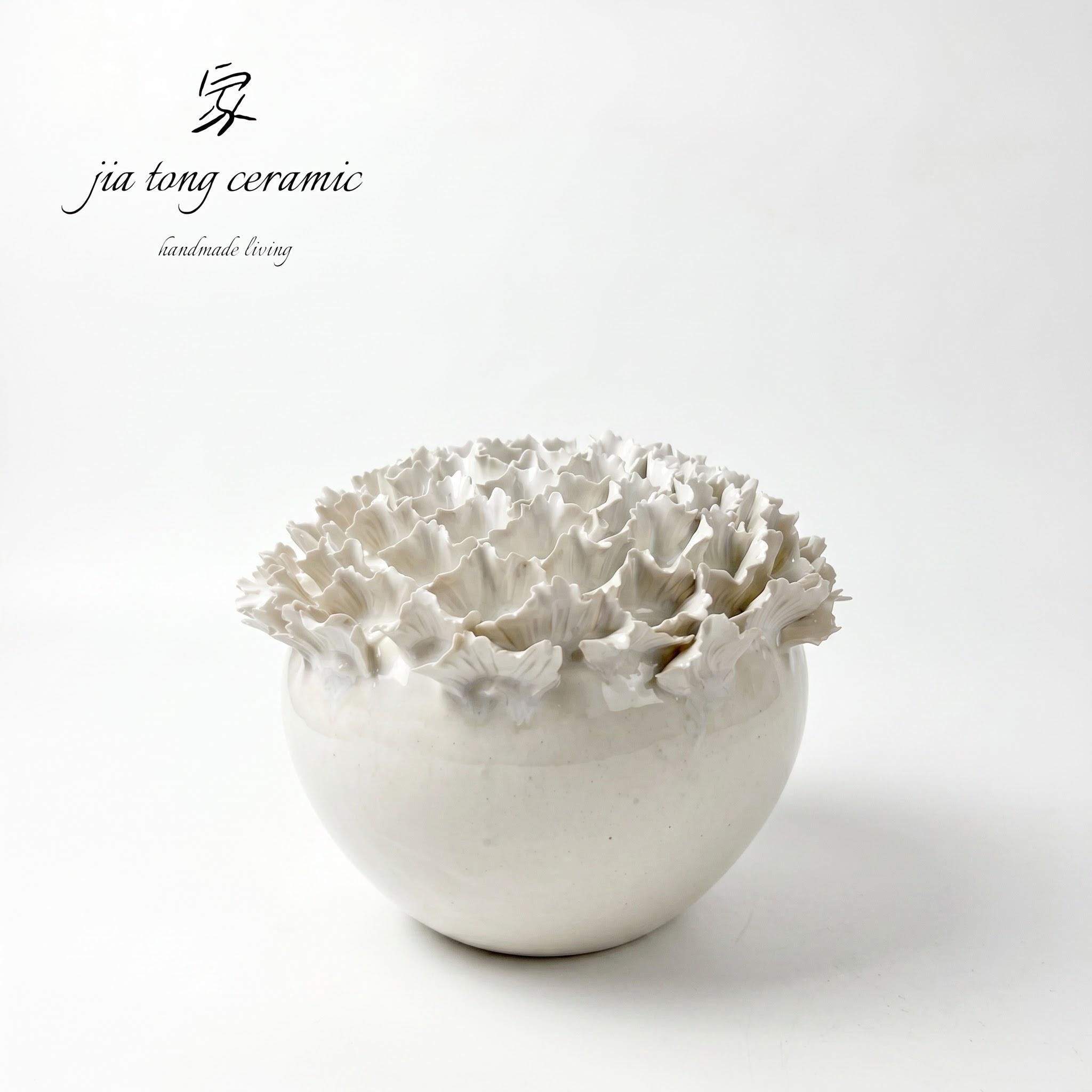 Handcrafted Ceramic Bowl & Tray