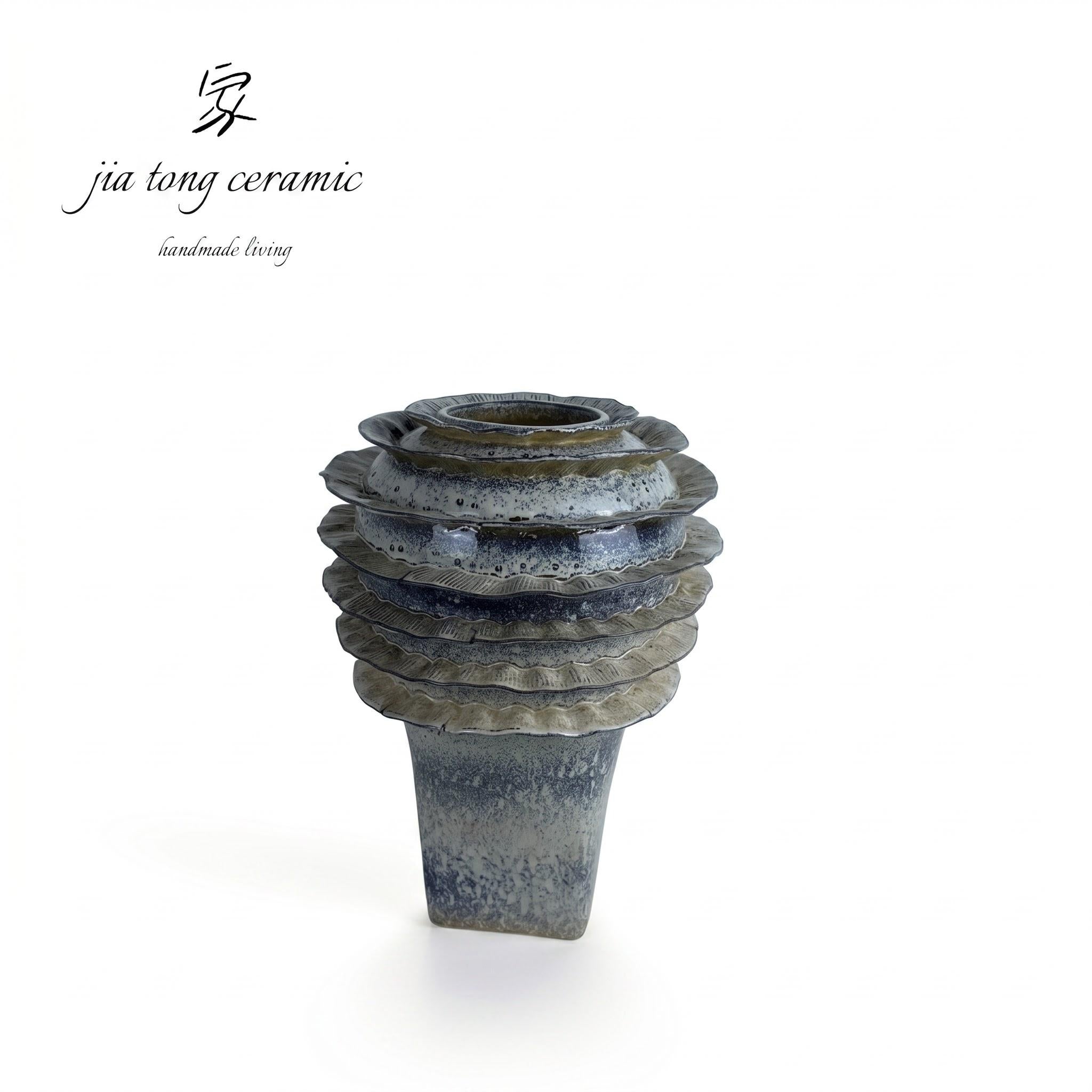 Pedestal Ceramic Vase