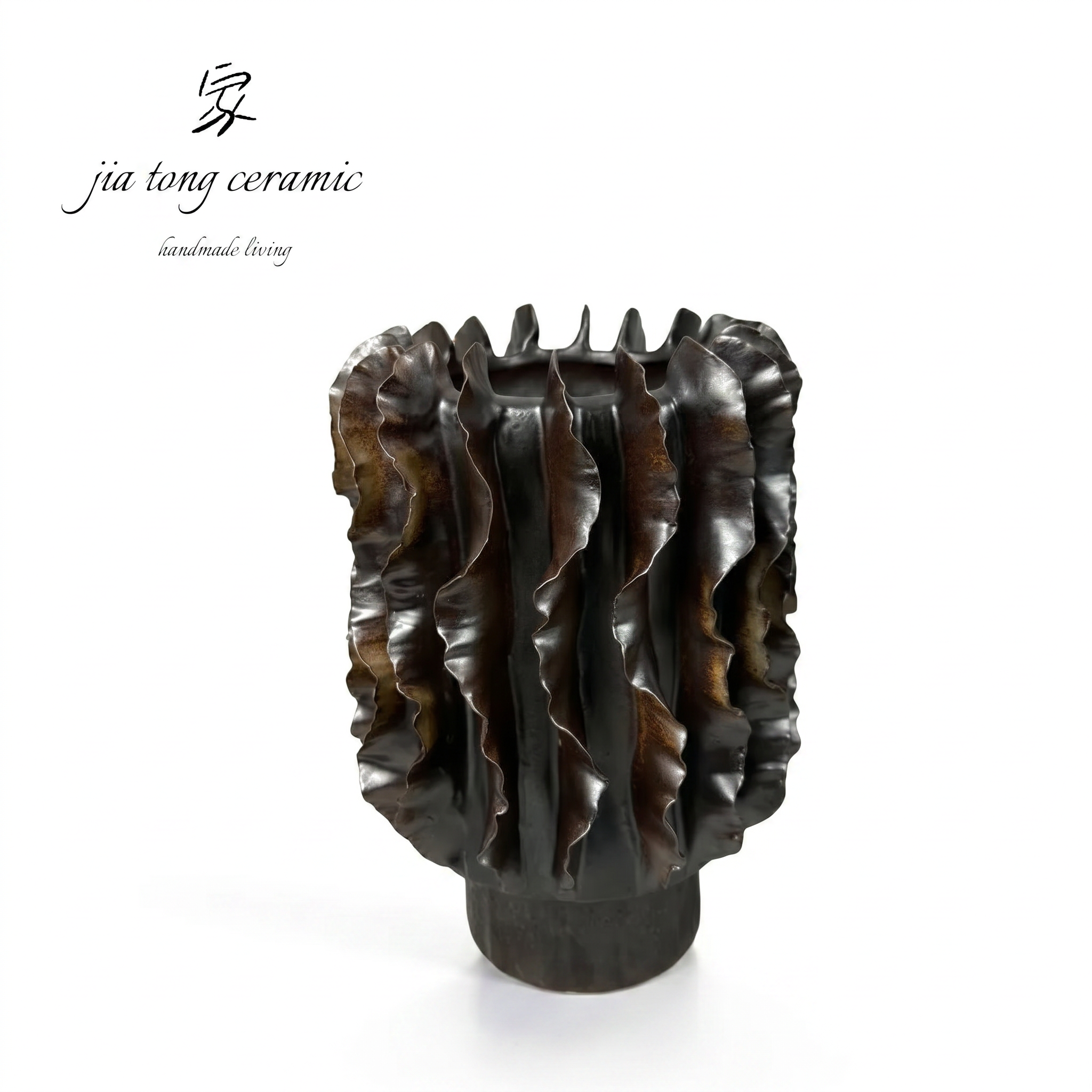 Textured Ceramic Vase