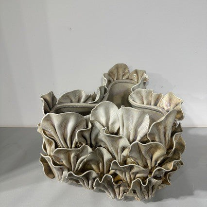 Handcrafted Ceramic Bowl & Tray