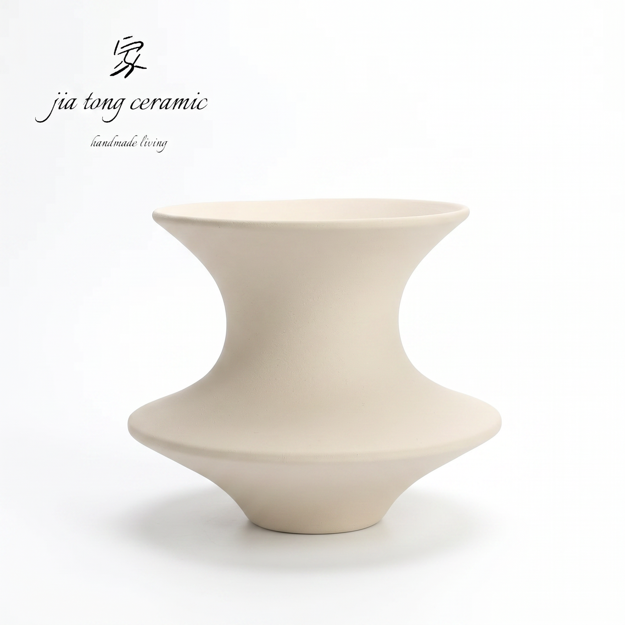Black Ceramic Vase