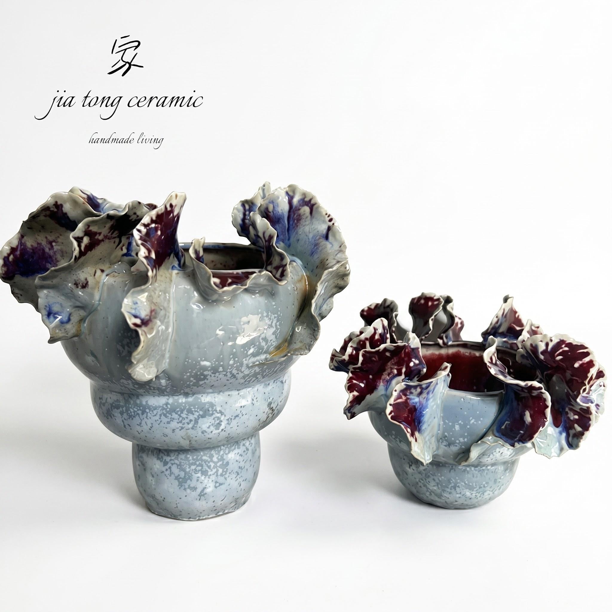 Handcrafted Ceramic Bowl & Tray