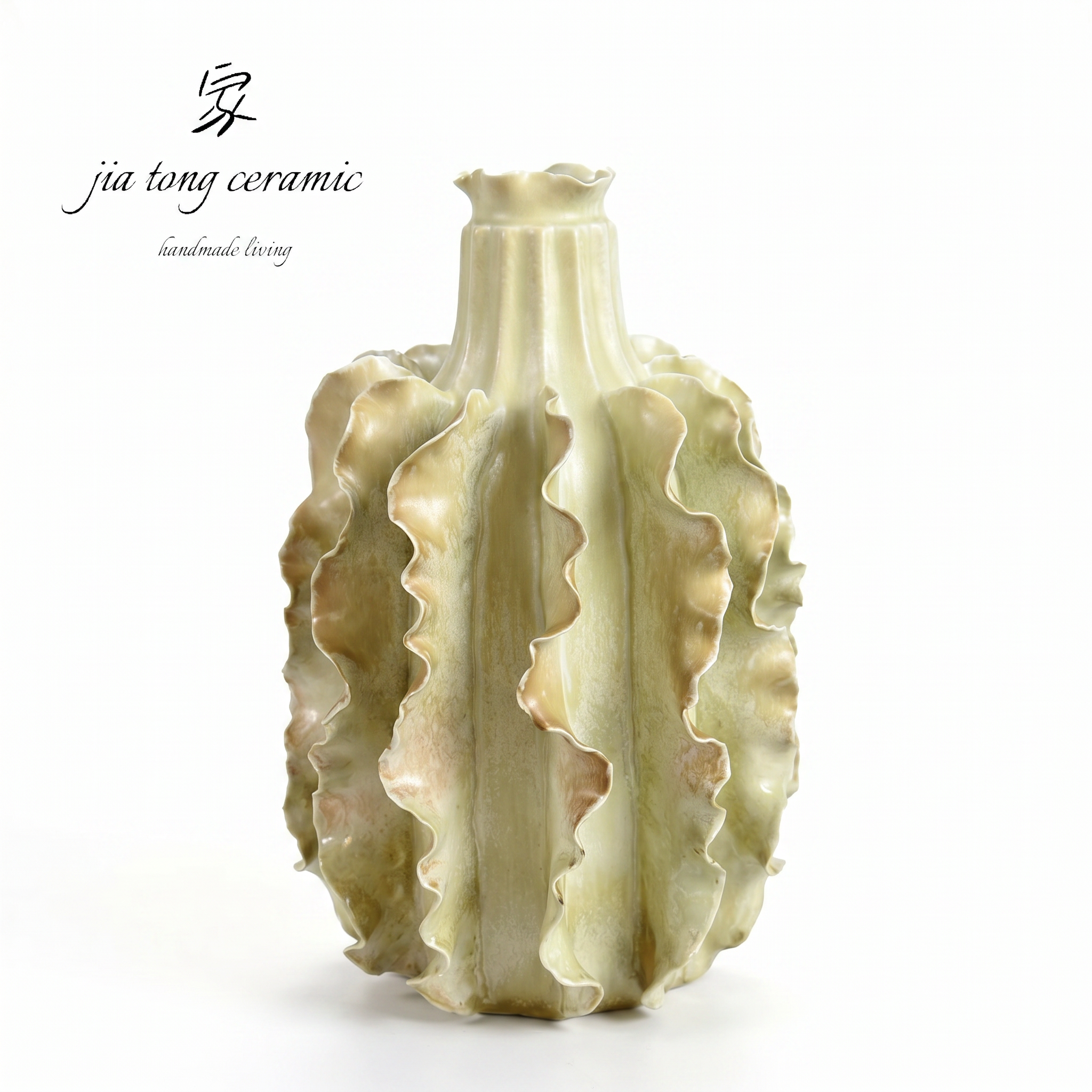Gold Ceramic Vase