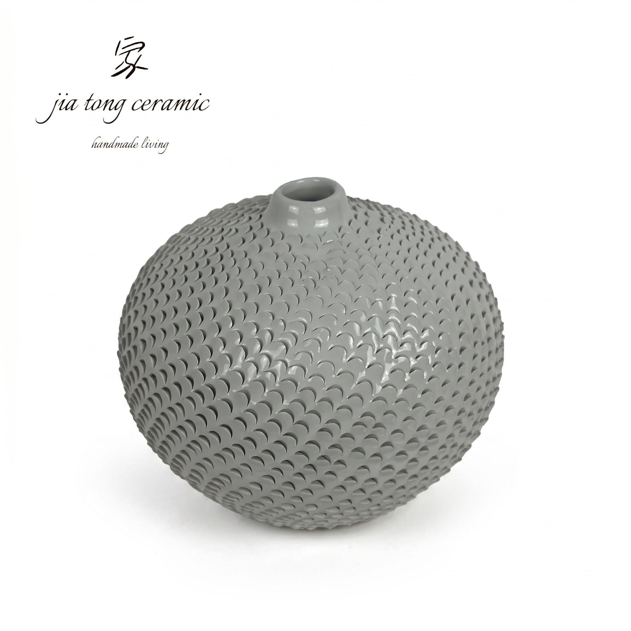 Round Belly Ceramic Vase