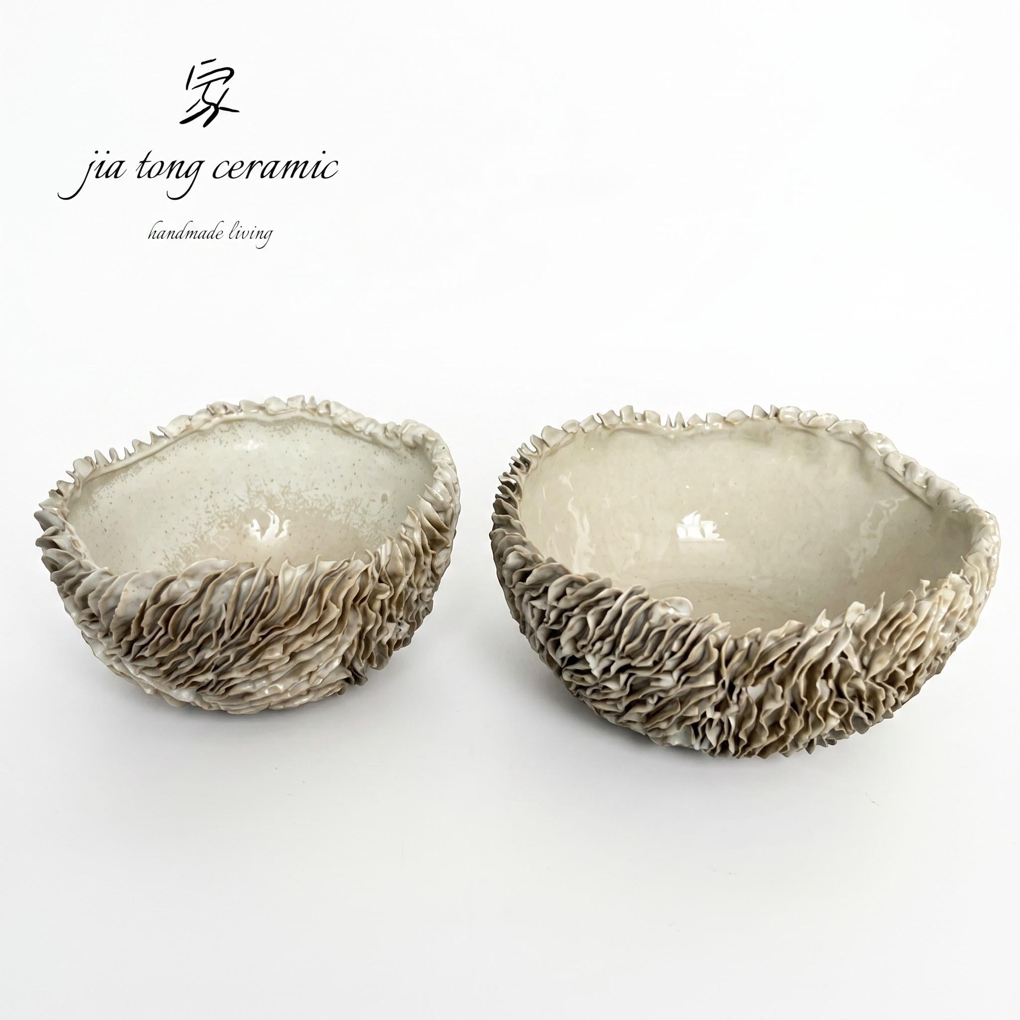 Handcrafted Ceramic Bowl & Tray