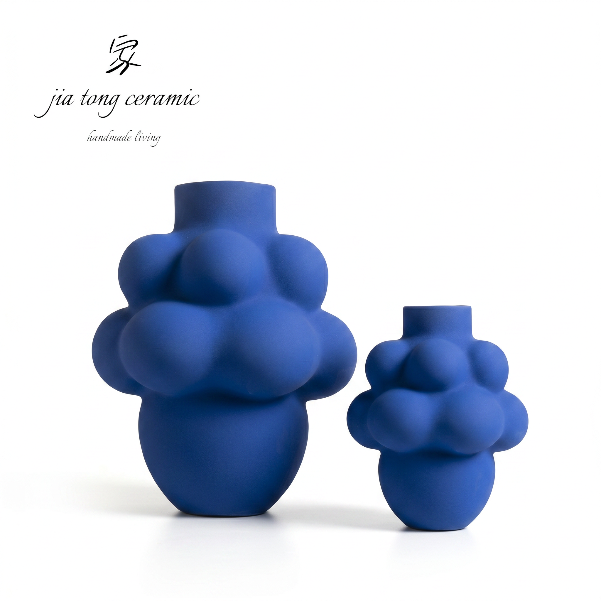 Blue Ceramic Vase
