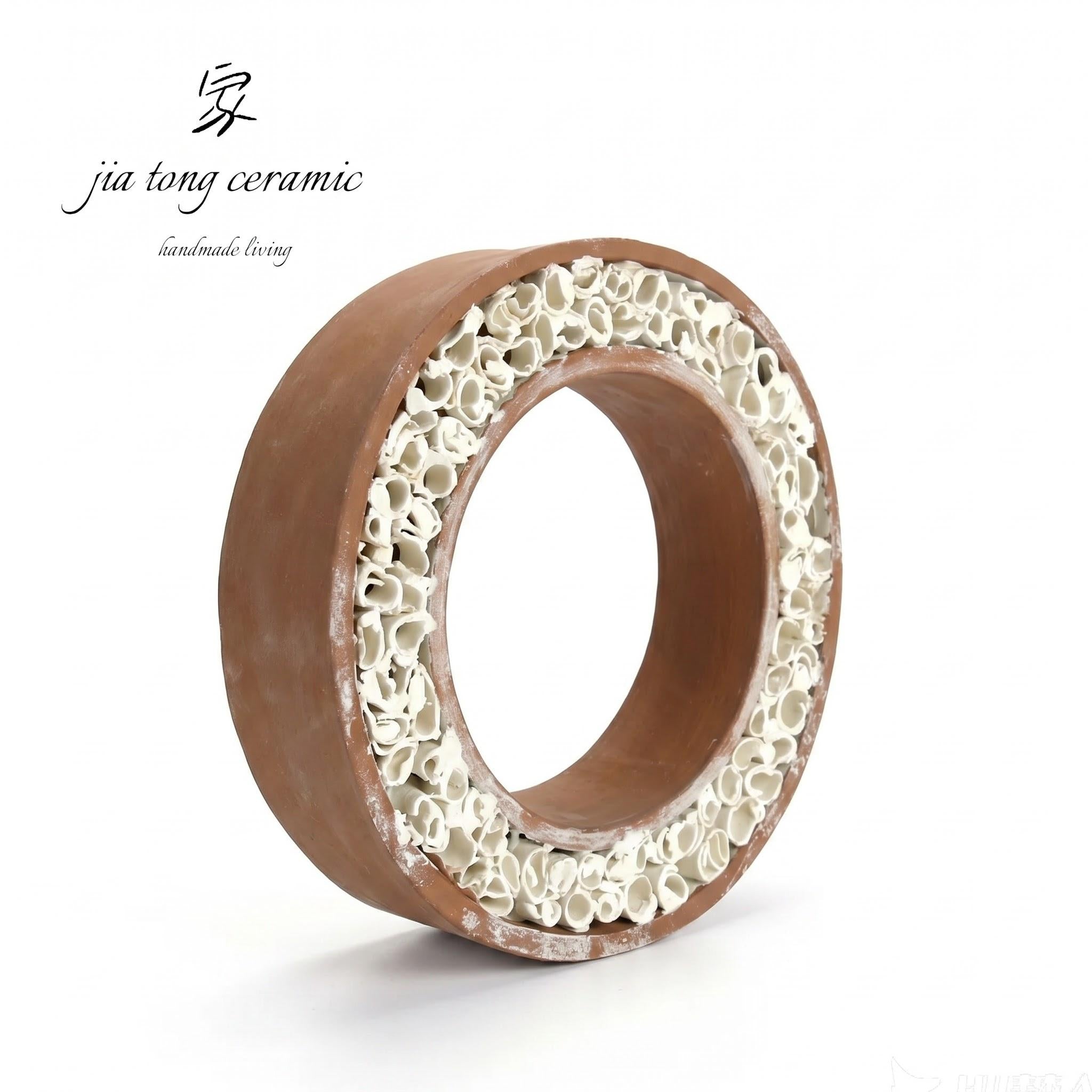 Ring Ceramic Vase