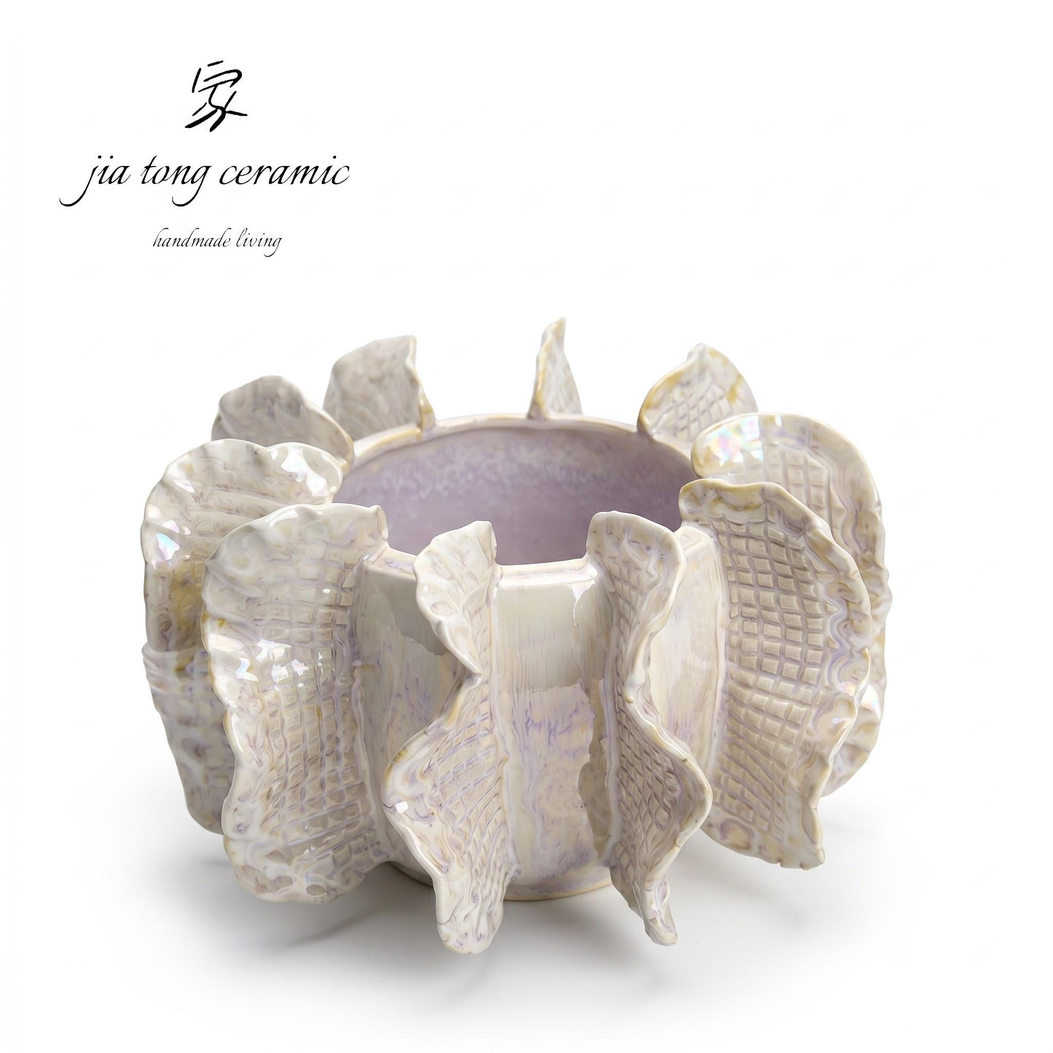 Handcrafted Ceramic Bowl & Tray