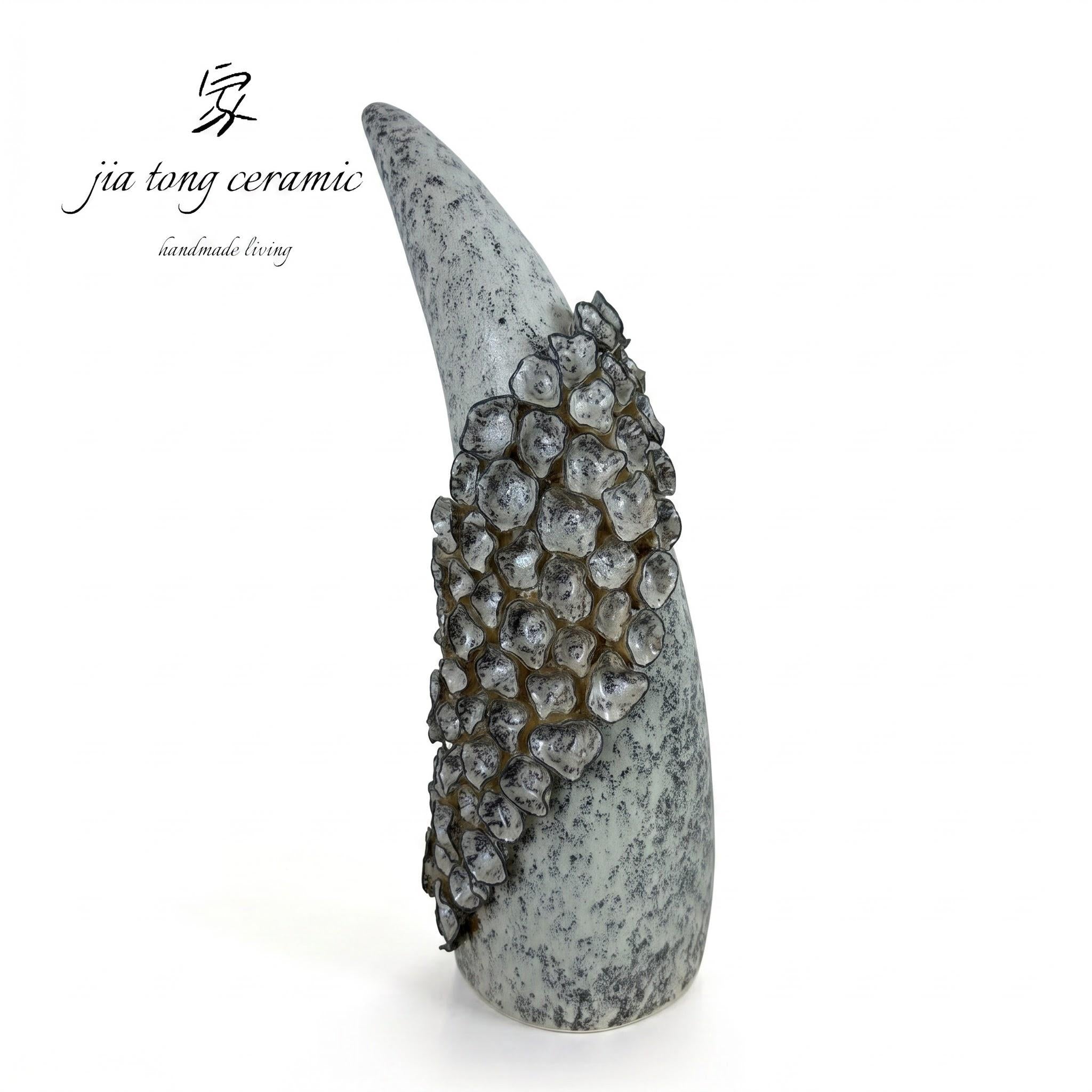 Gray Ceramic Vase