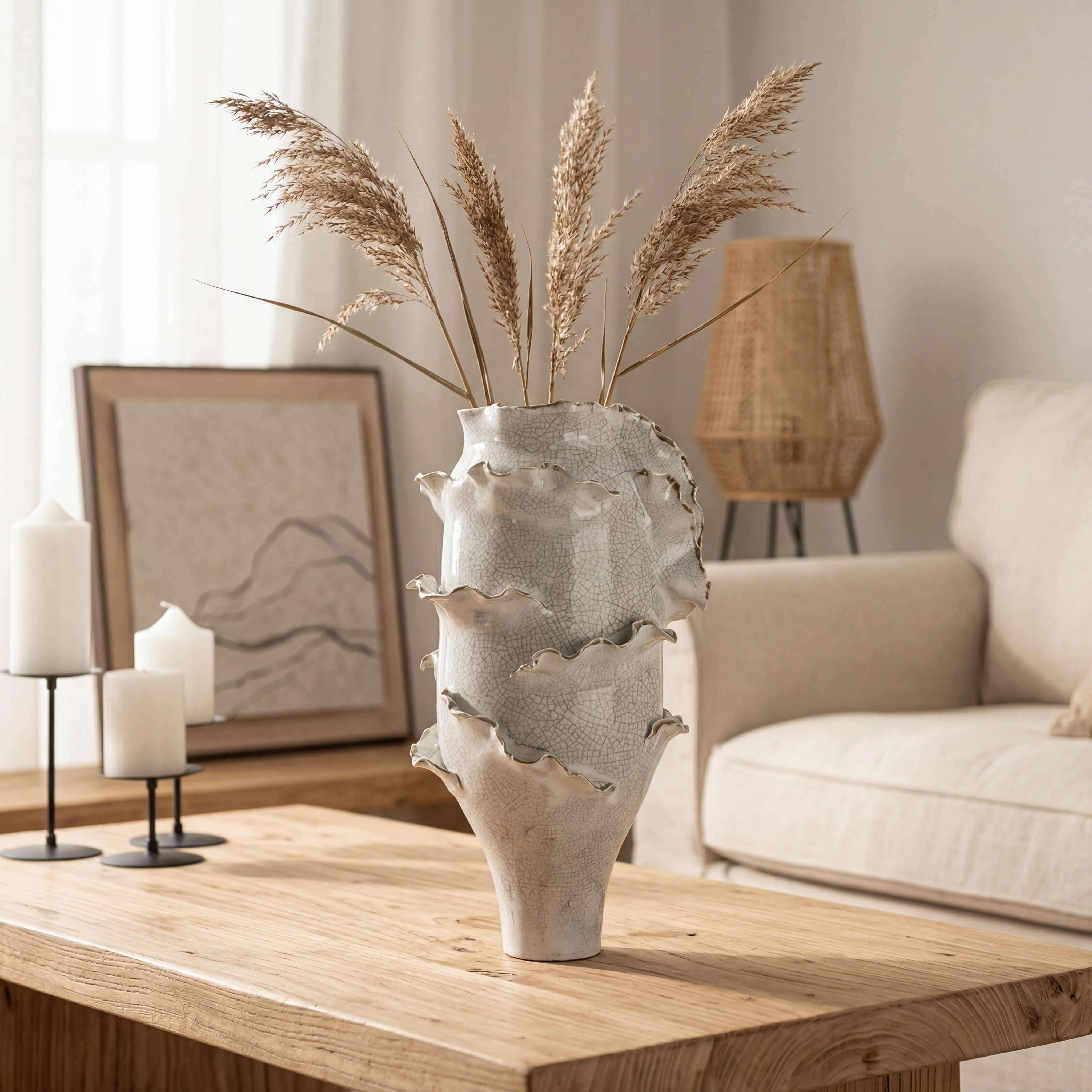 White Ceramic Vase
