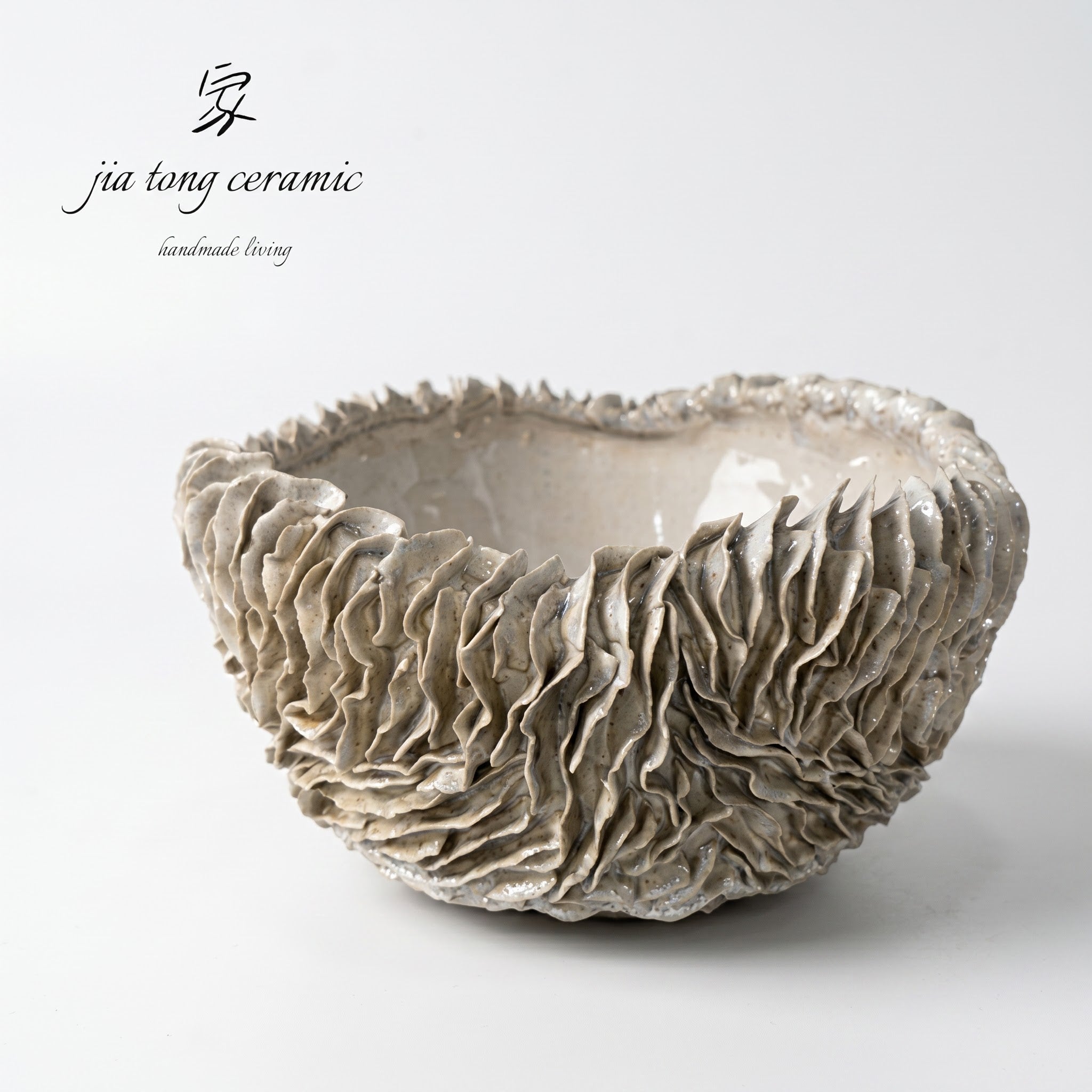 Handcrafted Ceramic Bowl & Tray