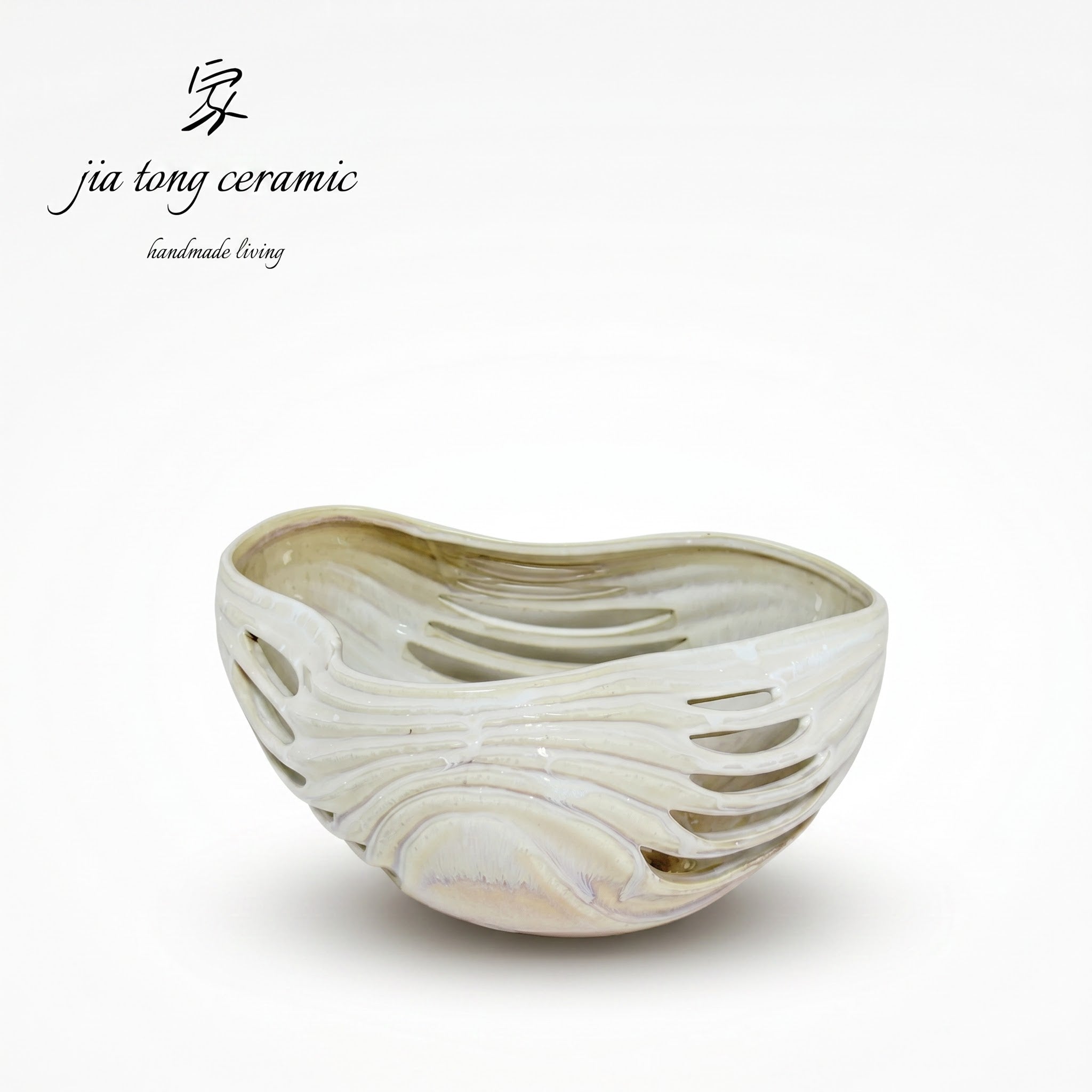 Handcrafted Ceramic Bowl & Tray
