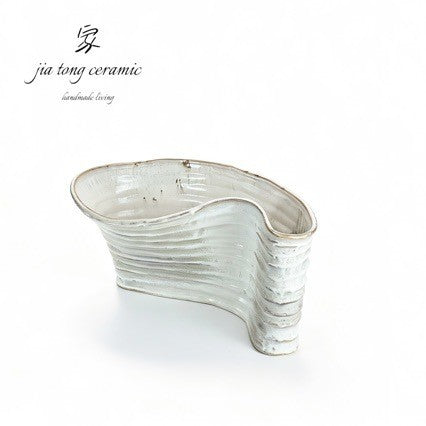 Handcrafted Ceramic Bowl & Tray