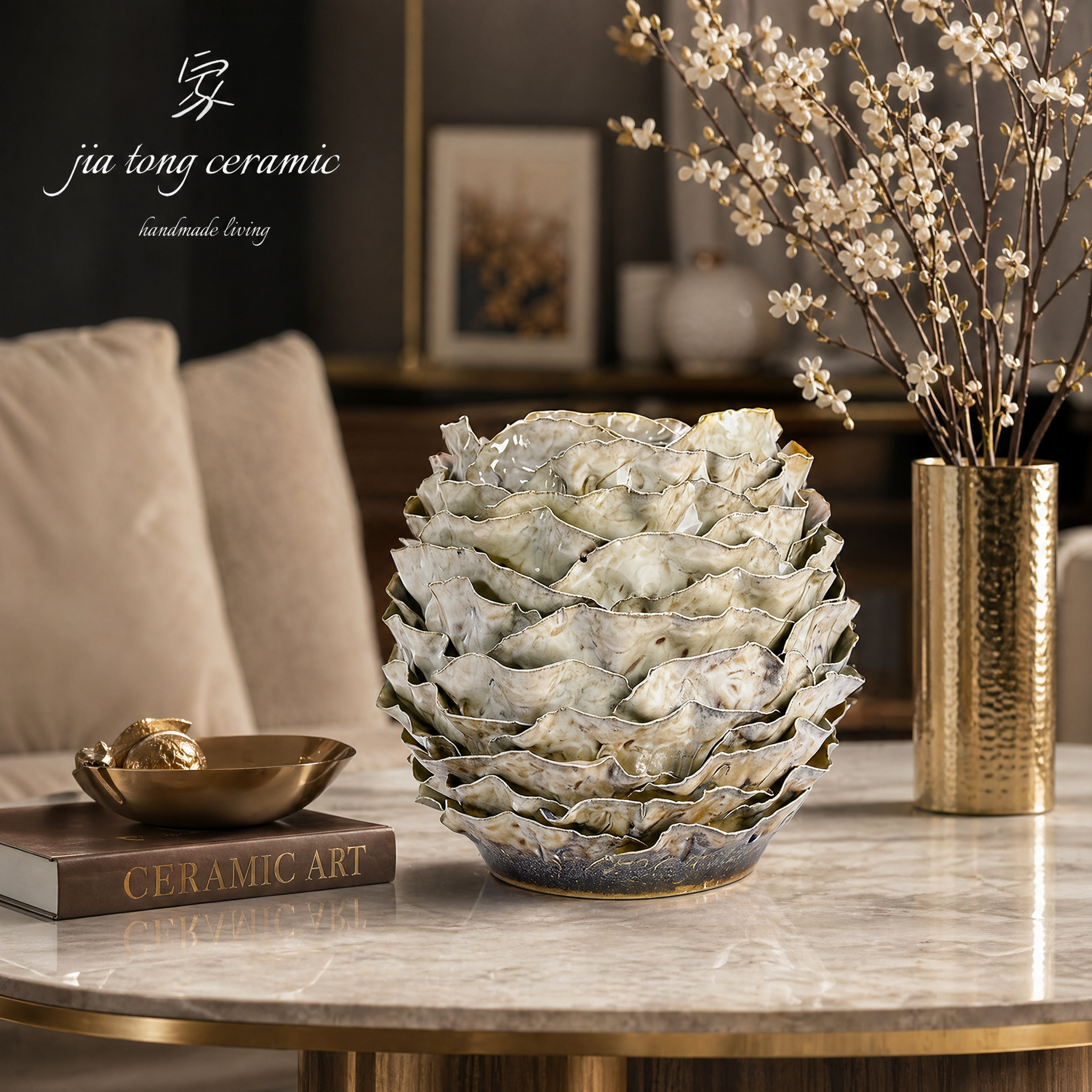 Art Sculptural Ceramic Decor