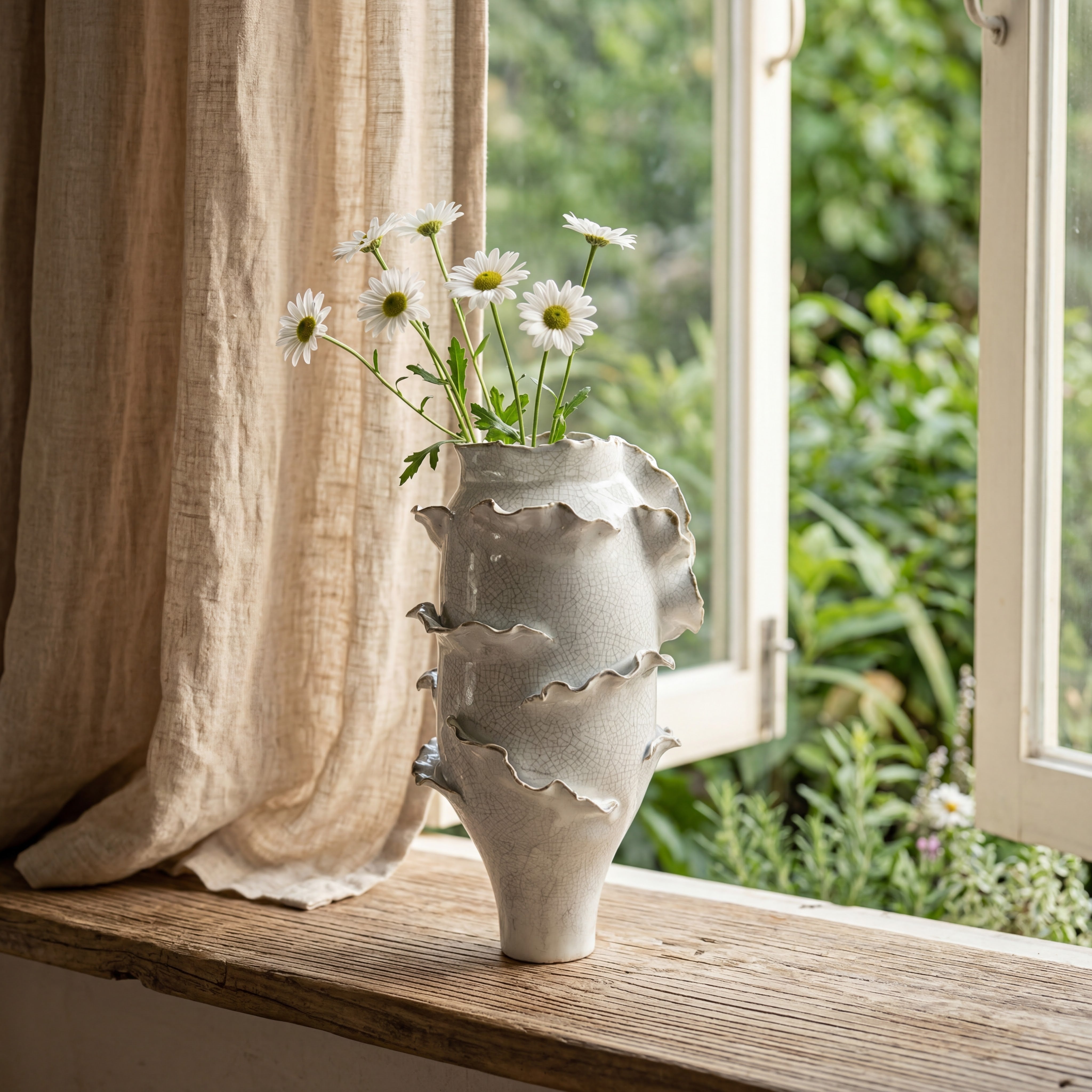 White Ceramic Vase