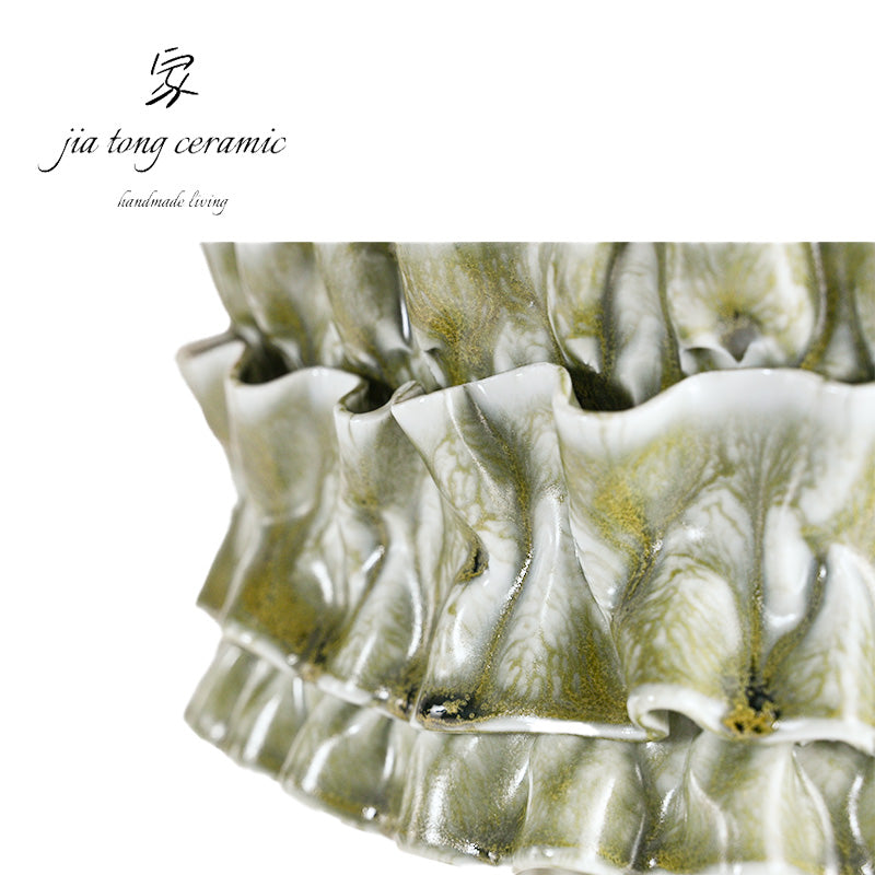 Handcrafted Ceramic Bowl & Tray