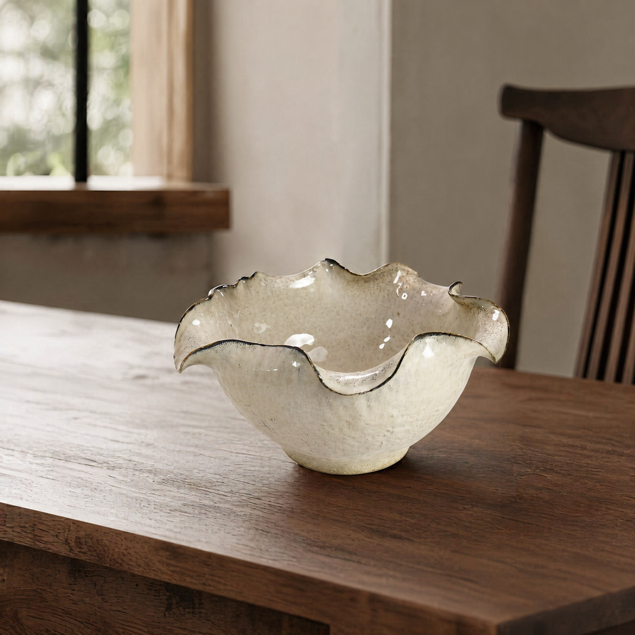 Handcrafted Ceramic Bowl & Tray