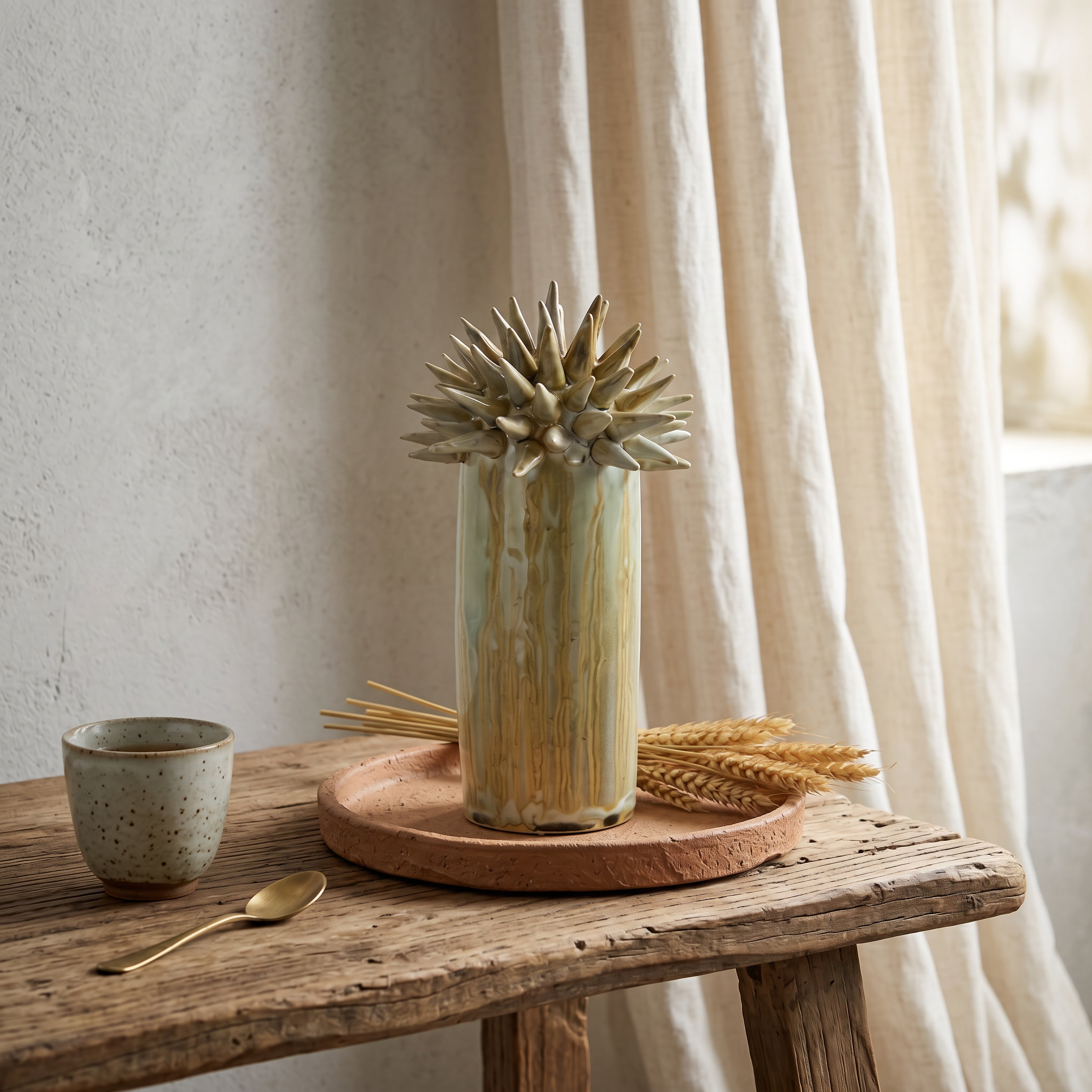 Gold Ceramic Vase