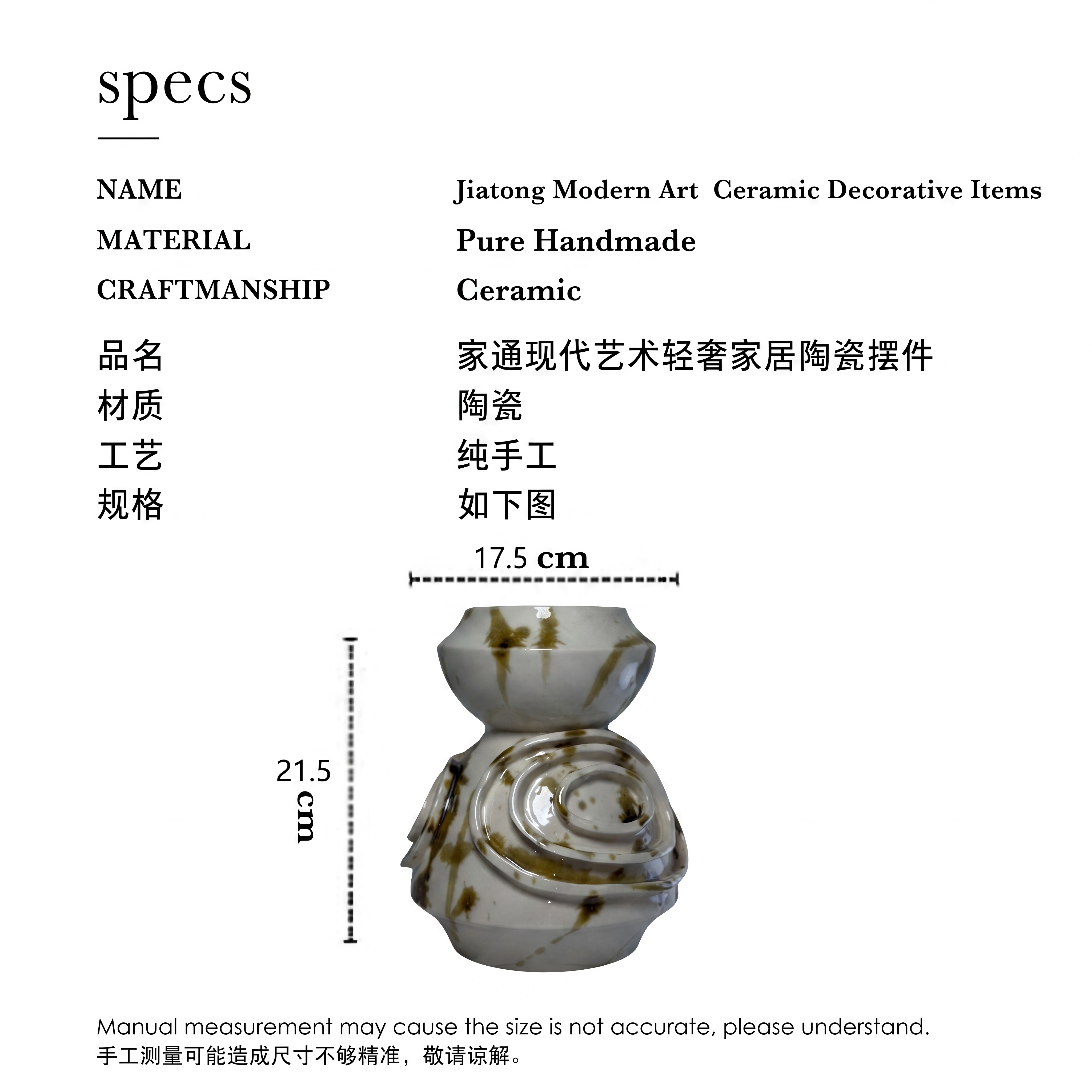 Handcrafted Ceramic Decor