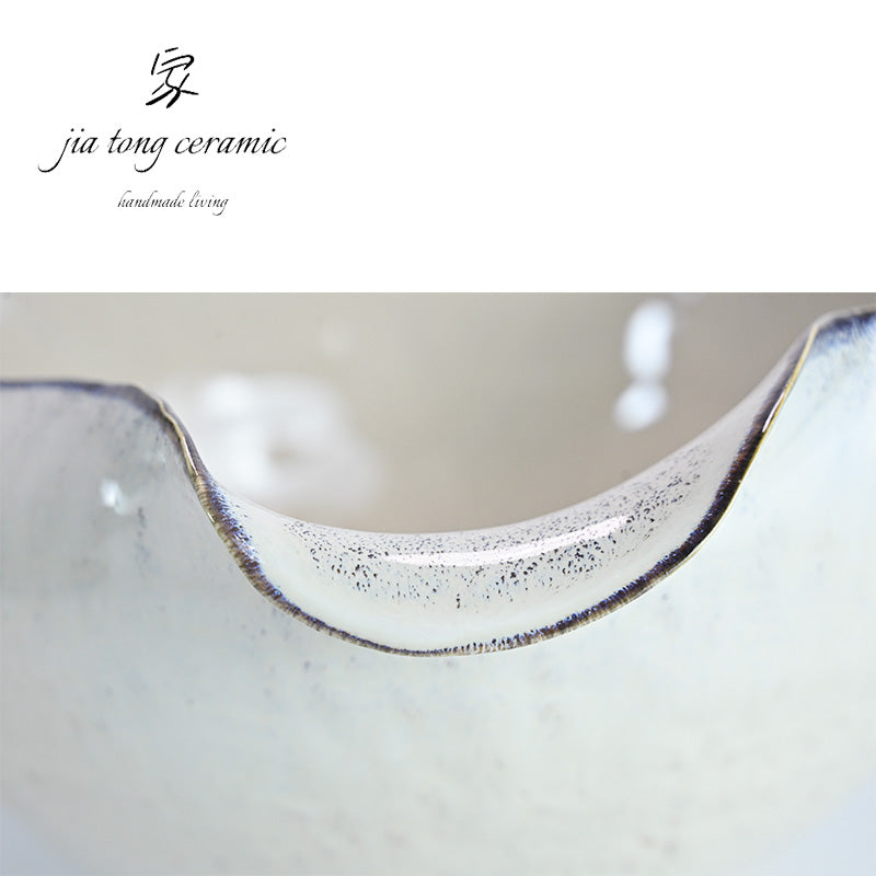Handcrafted Ceramic Bowl & Tray