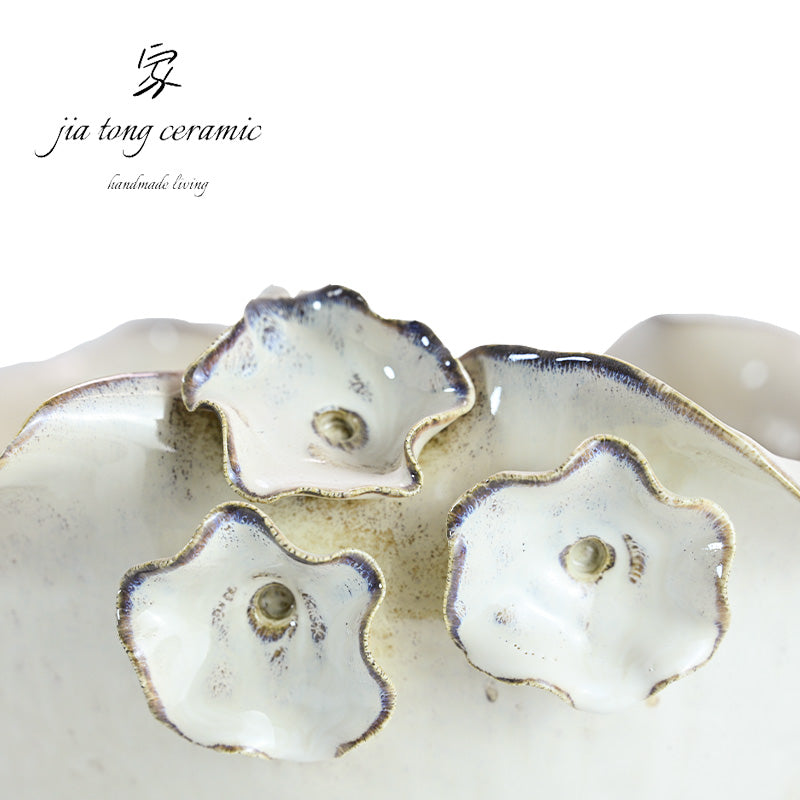 Handcrafted Ceramic Bowl & Tray