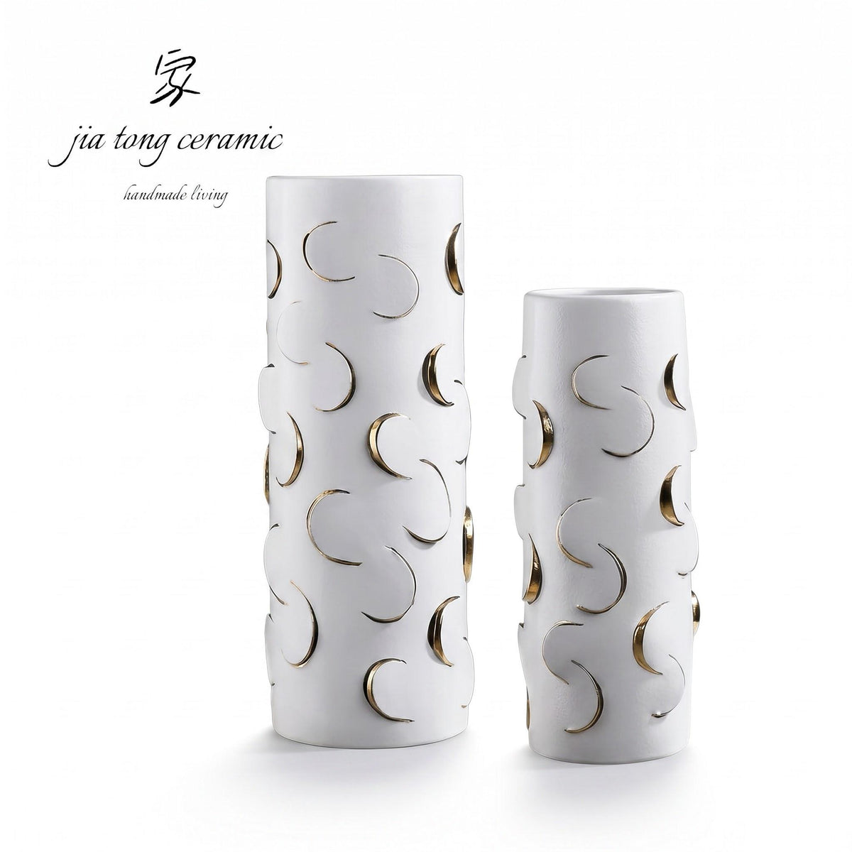 White Ceramic Vase | MANUAL-0148 | JIATONG CERAMICS