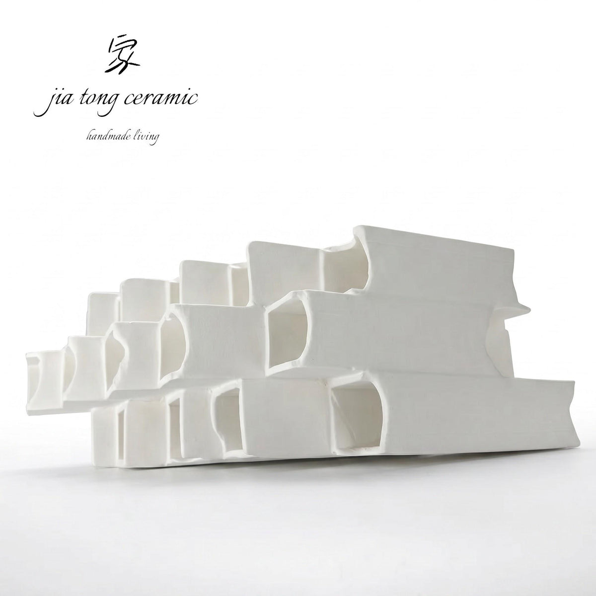 White Ceramic Vase | MANUAL-0179 | JIATONG CERAMICS