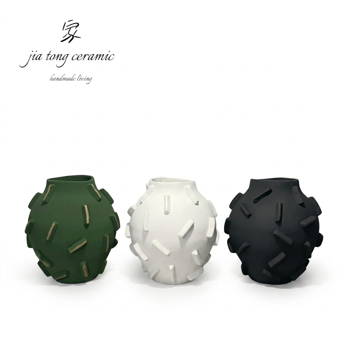 Tall Glossy Modern Ceramic Decor | MANUAL-0442 | JIATONG CERAMICS