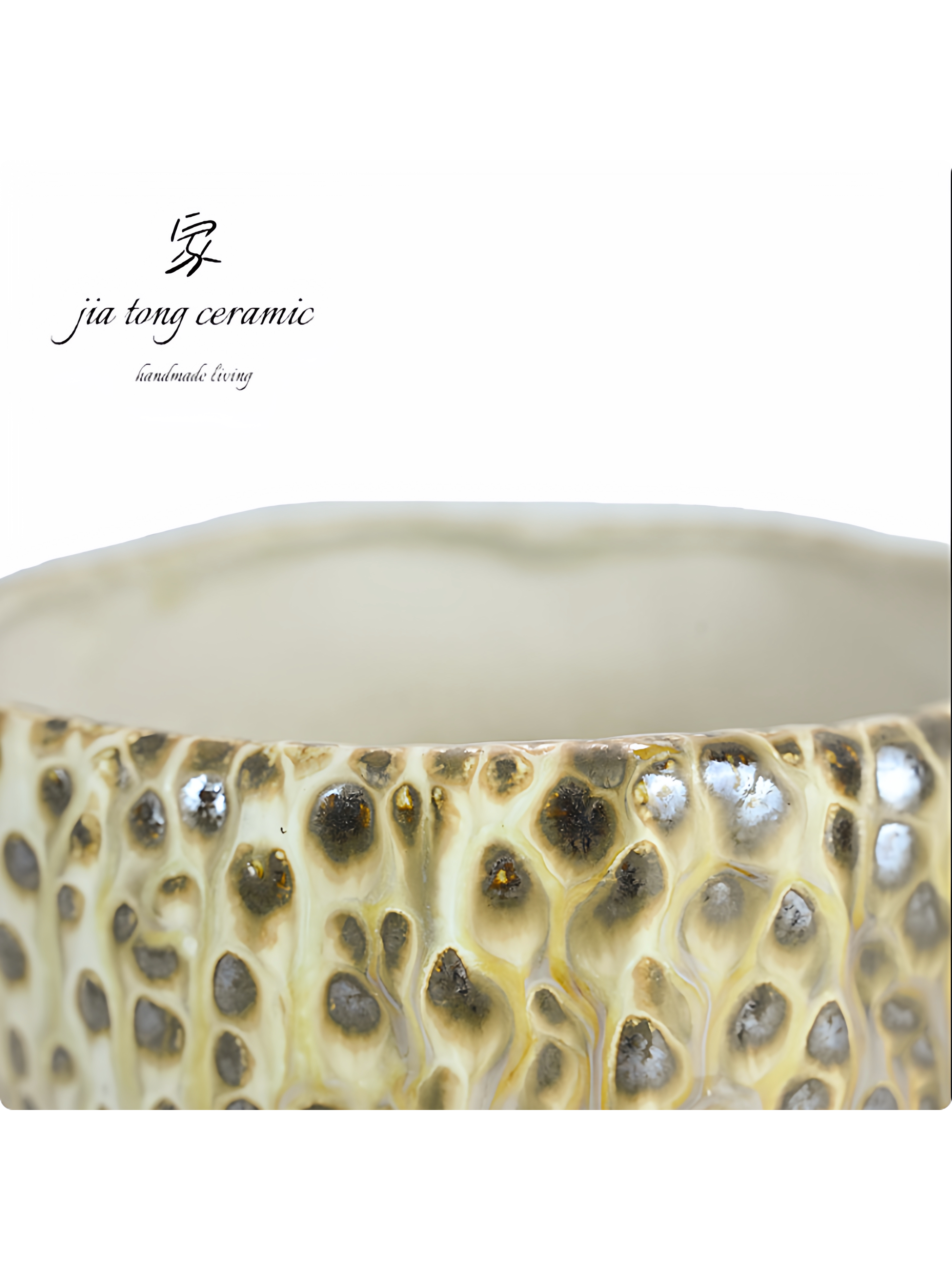 Modern simple ceramic vase leopard print tunic column home decoration ornament light luxury flower arranger