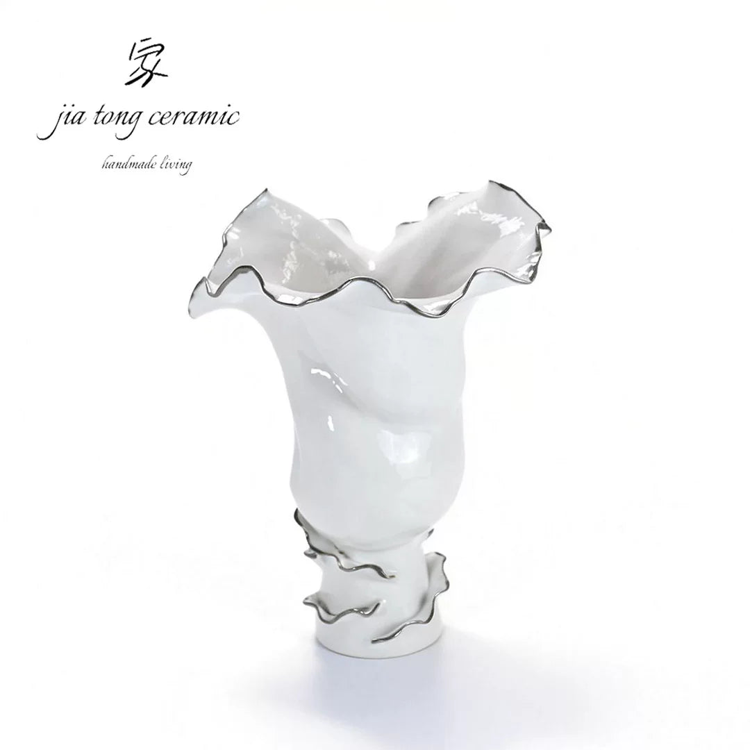 Jiatong Jiatong modern art light luxury style creative home ornaments art ceramic vase