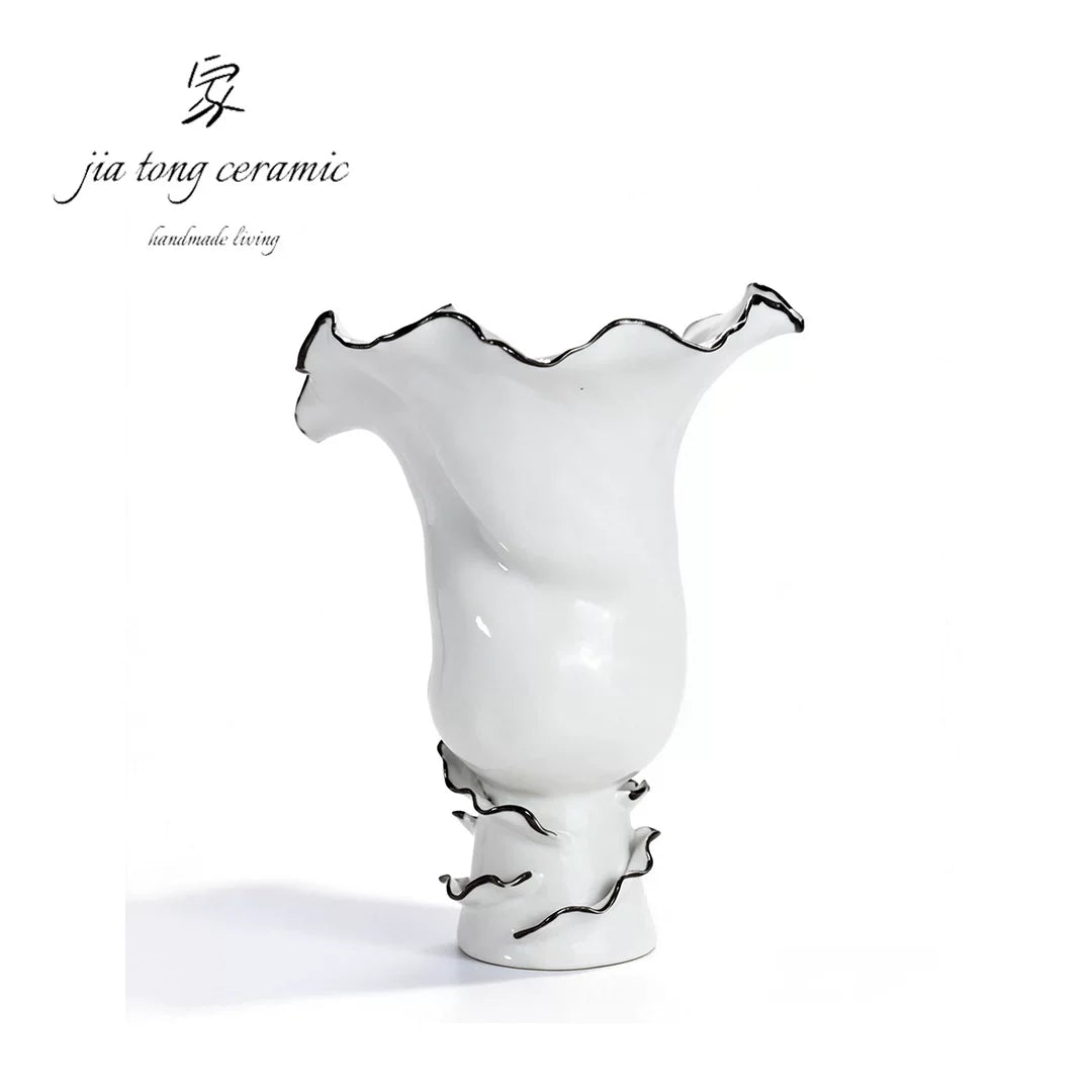 Jiatong Jiatong modern art light luxury style creative home ornaments art ceramic vase