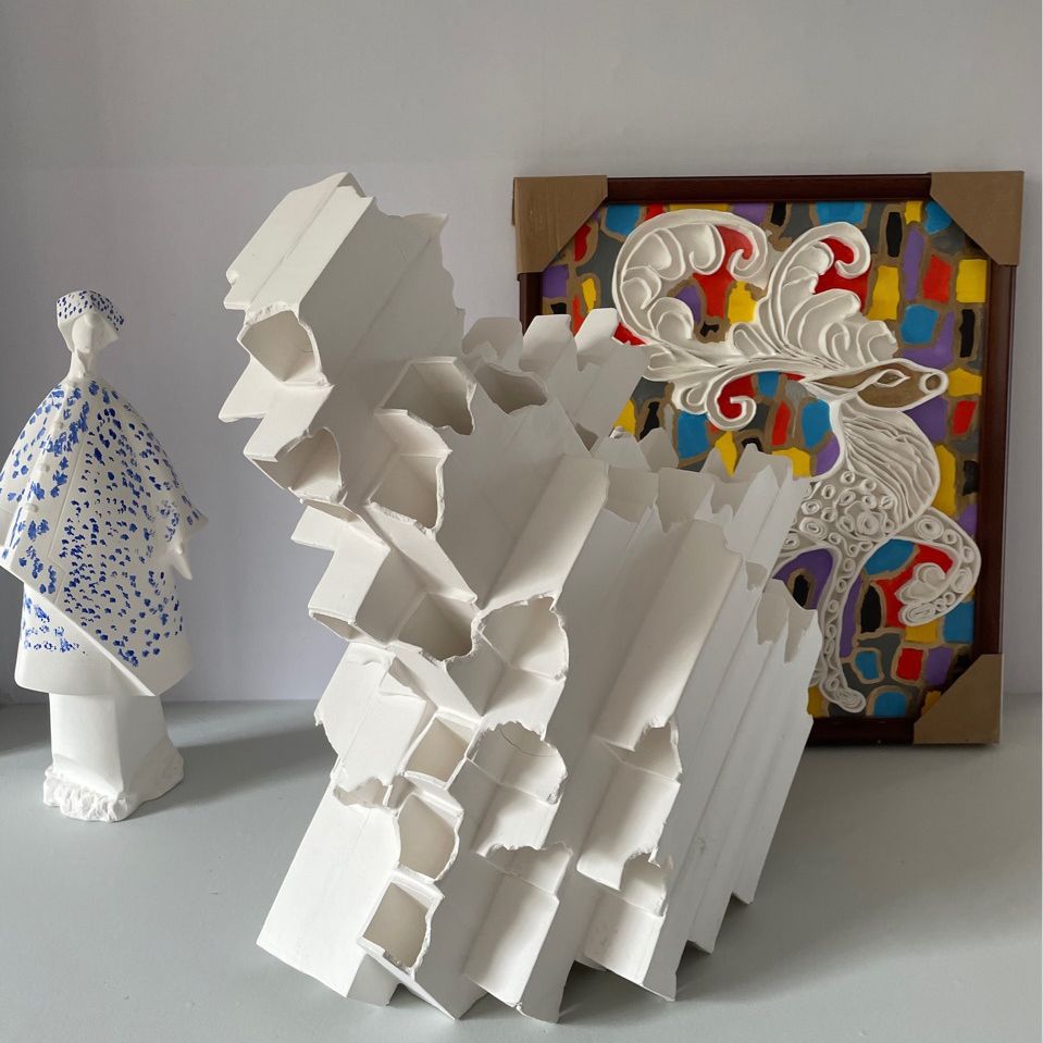 Pupae design, sculpture, creativity, abstract installation, art decoration, guest hall, model room, sales office ornaments